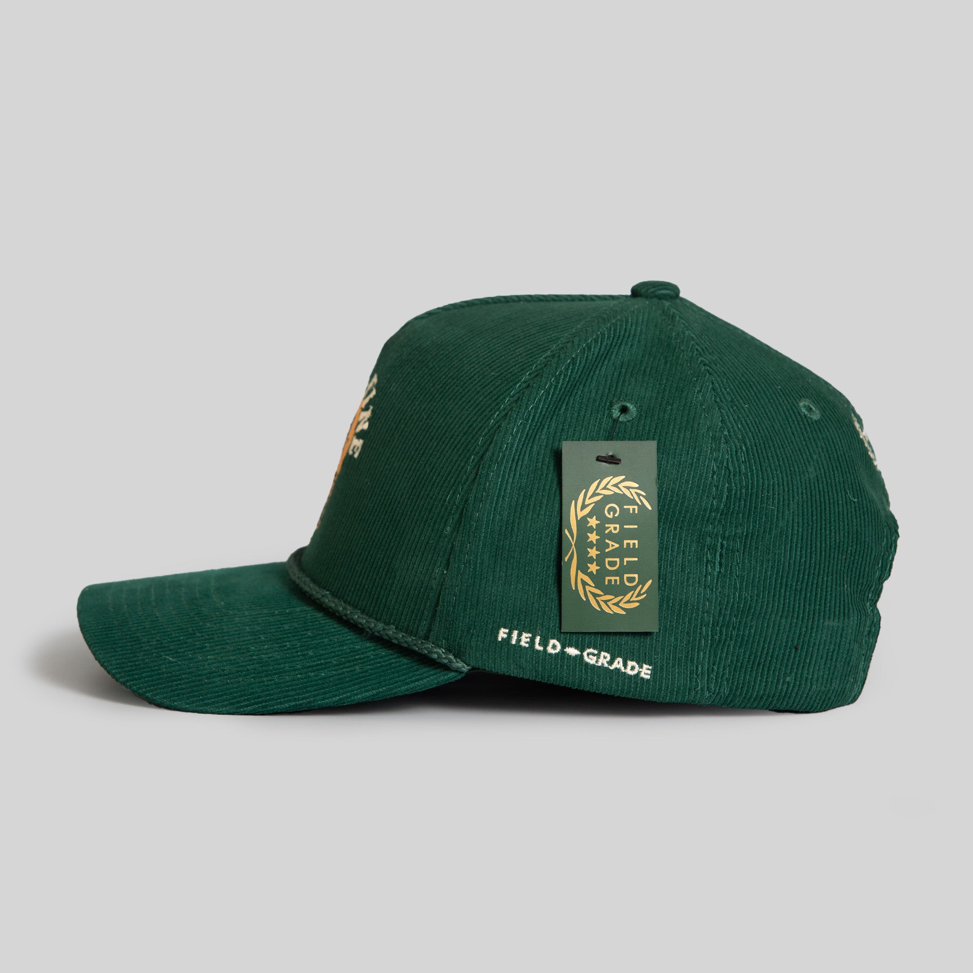 I FEEL FINE FG GREEN CORDUROY TRUCKER HAT