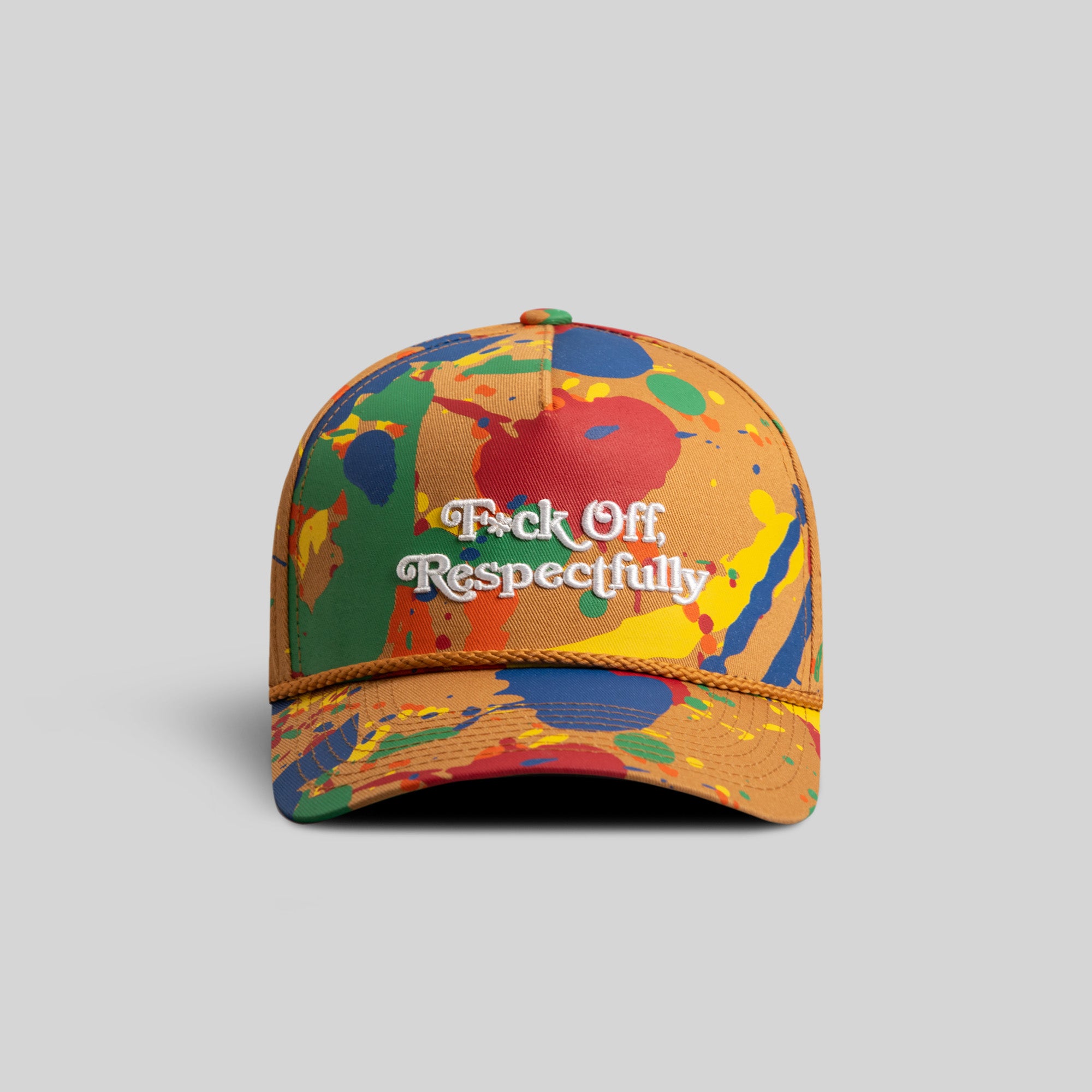 RESPECTFULLY PRIMARY SPLATTER TRUCKER HAT