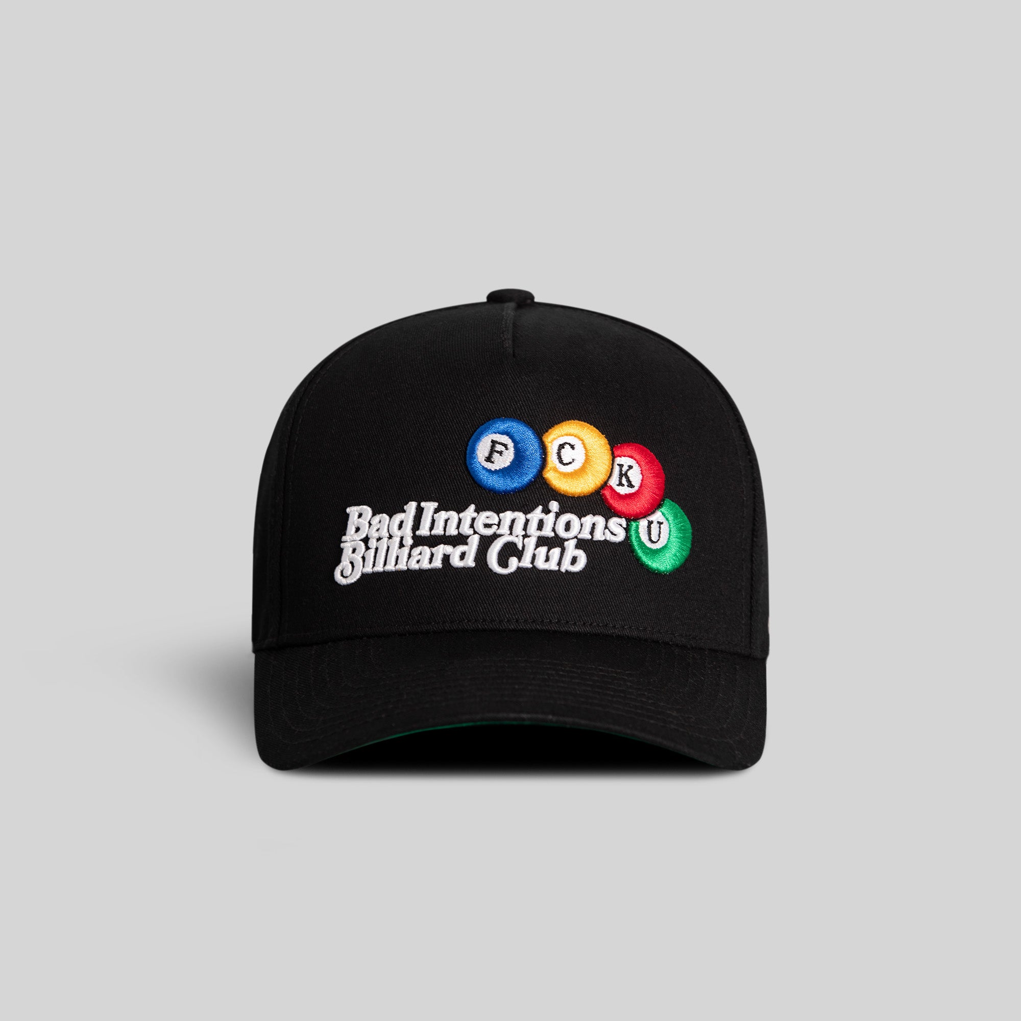BAD INTENTIONS BLACK TWILL TRUCKER
