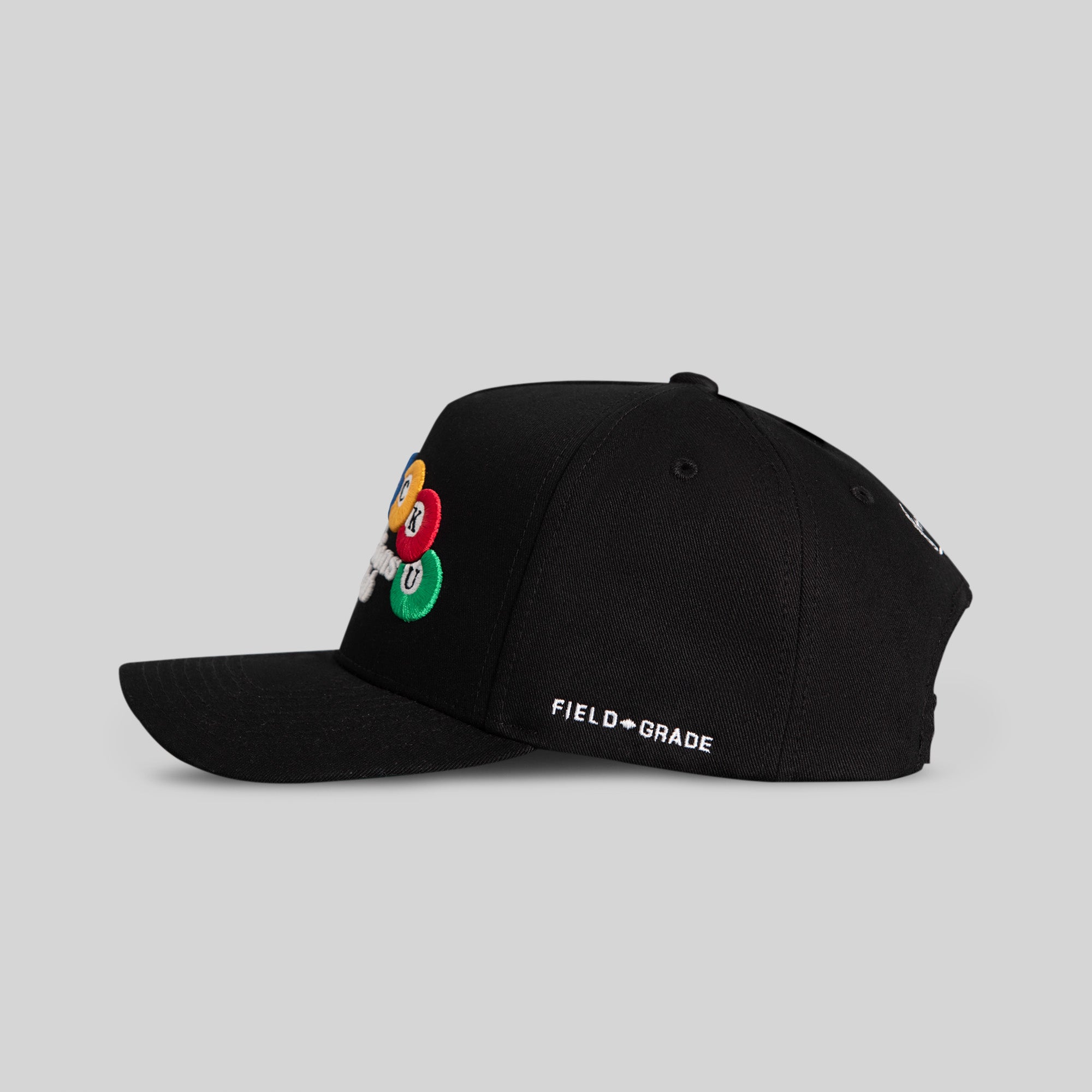 BAD INTENTIONS BLACK TWILL TRUCKER