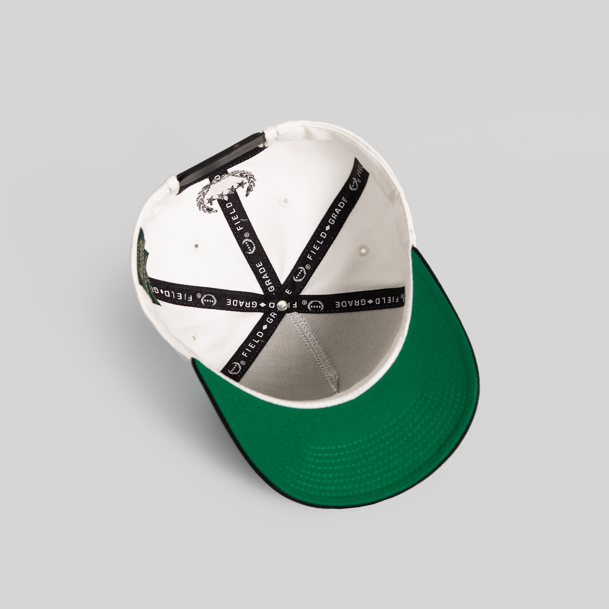 BAD INTENTIONS OFF WHITE BLACK TWILL TRUCKER