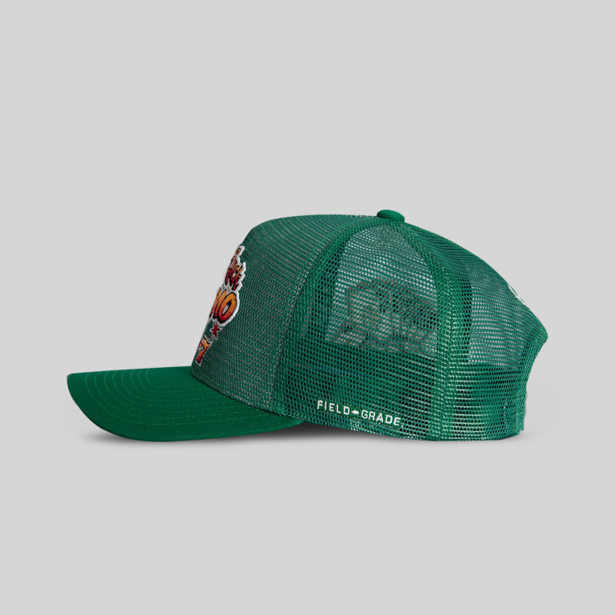 BAD LUCK CASINO GREEN MESH CROWN TRUCKER