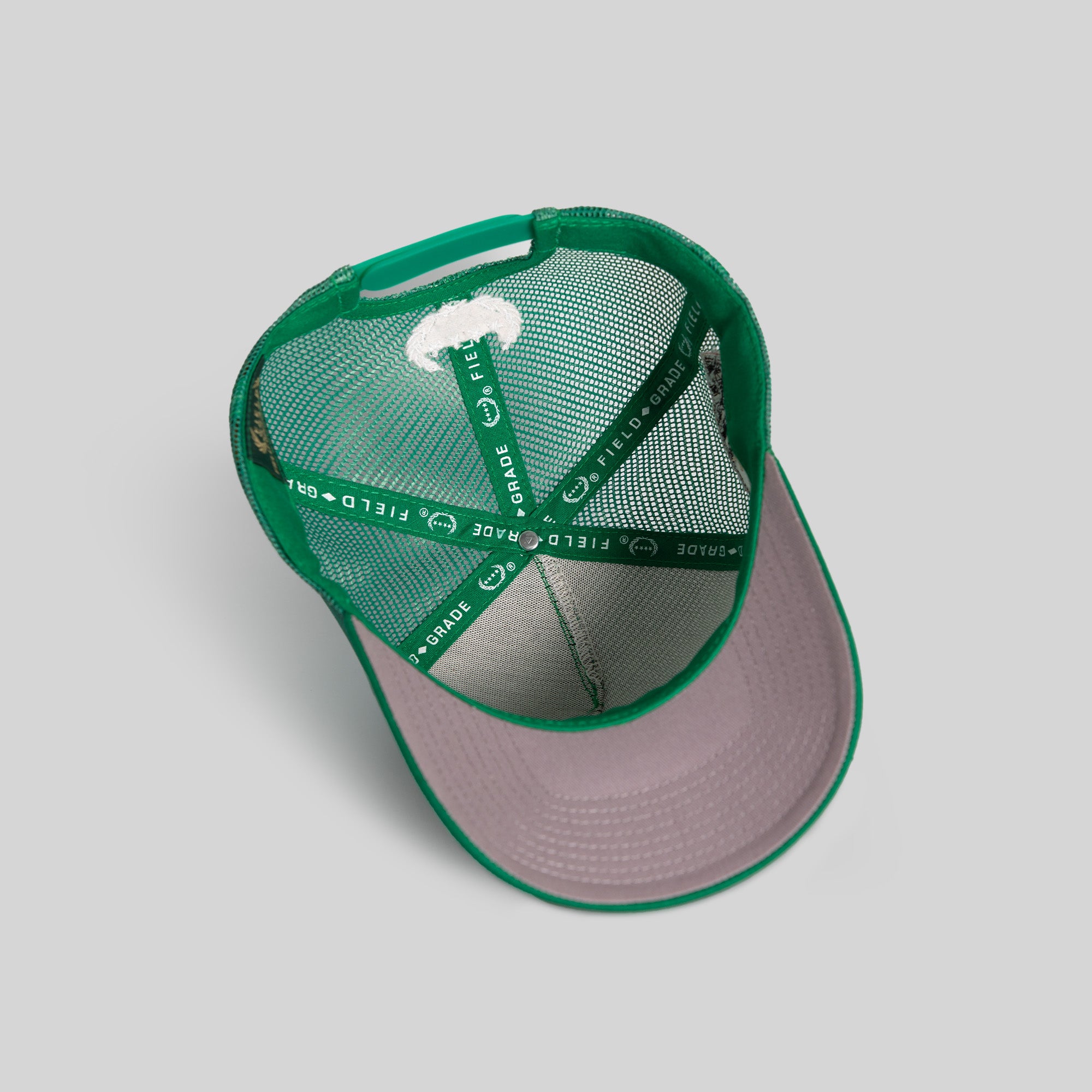 BAD LUCK CASINO GREEN MESH CROWN TRUCKER