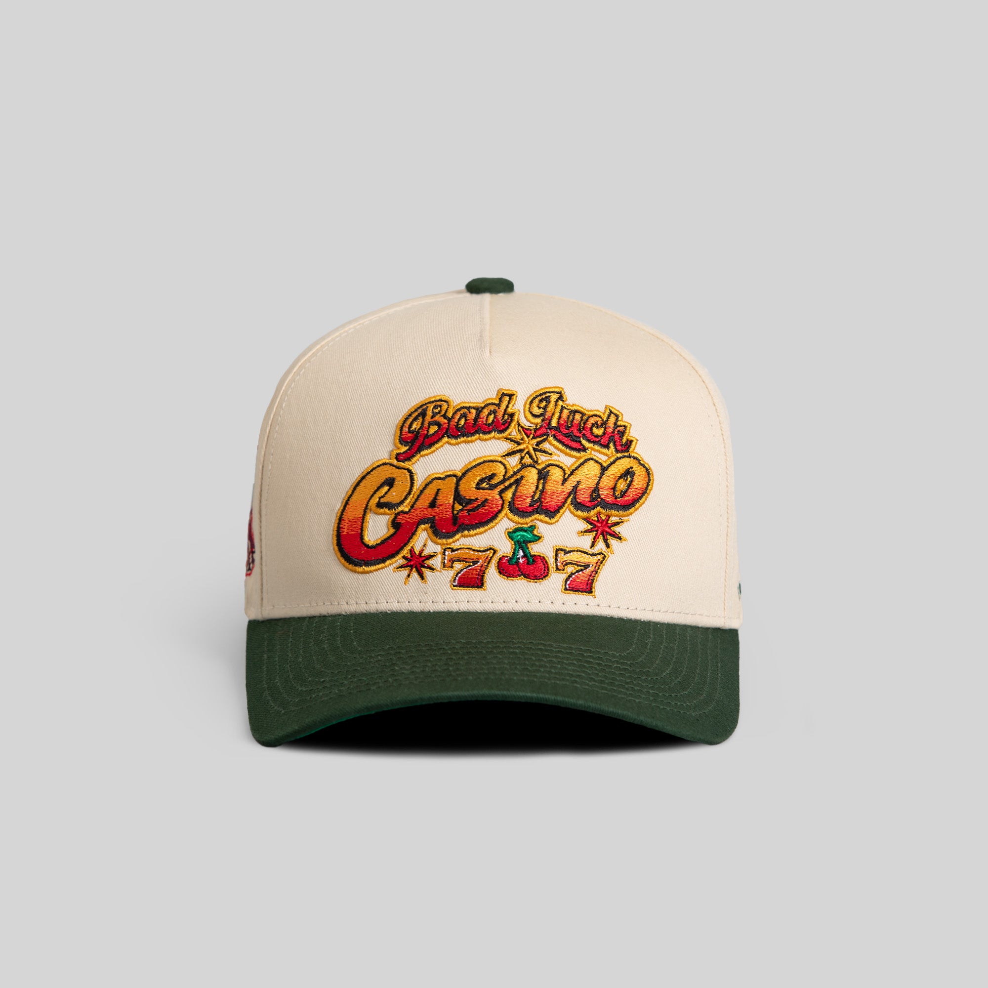 BAD LUCK CASINO SAND FG GREEN TWILL TRUCKER