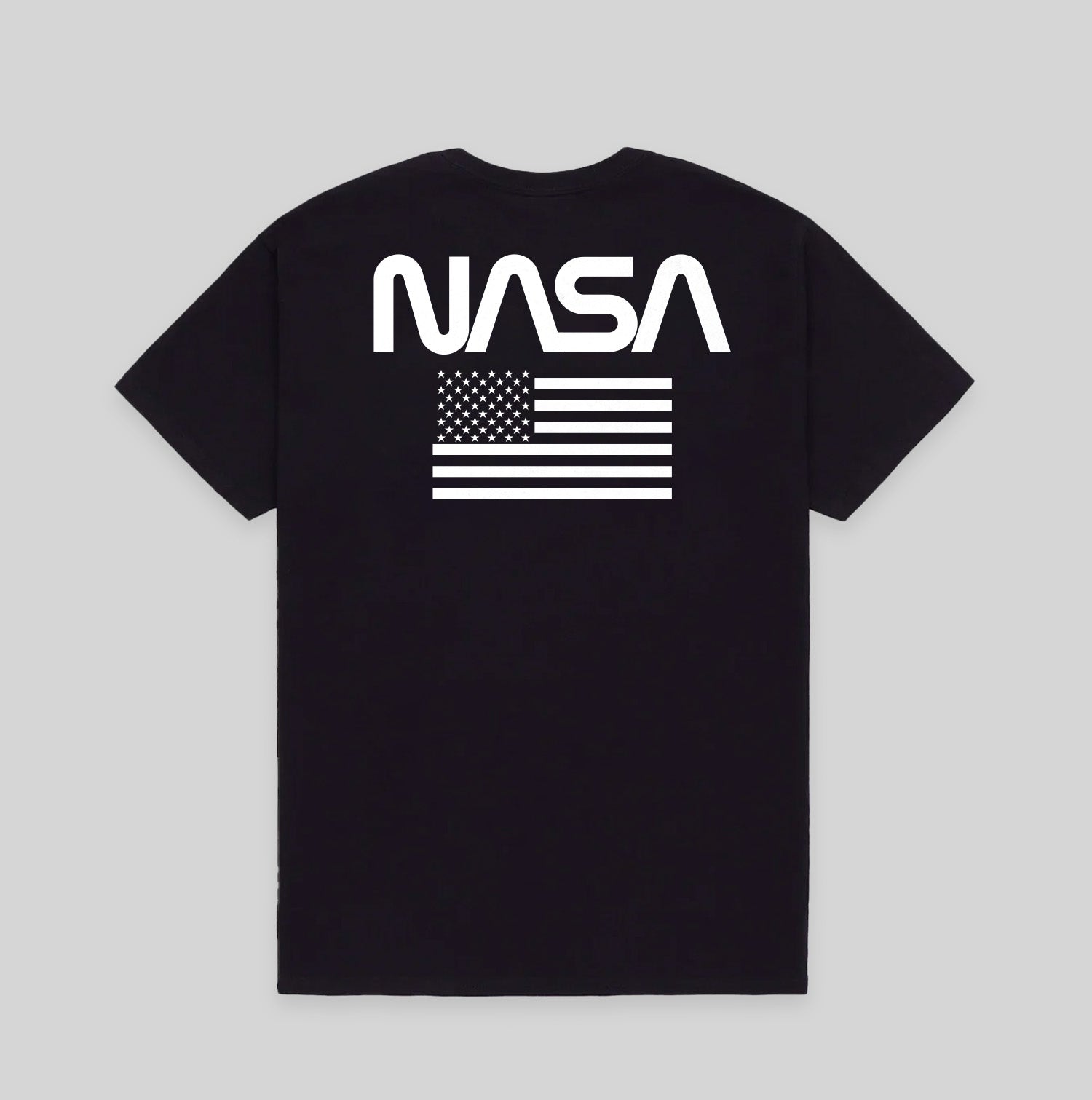 SKYLAB NASA OL' GLORY BLACK COTTON TEE