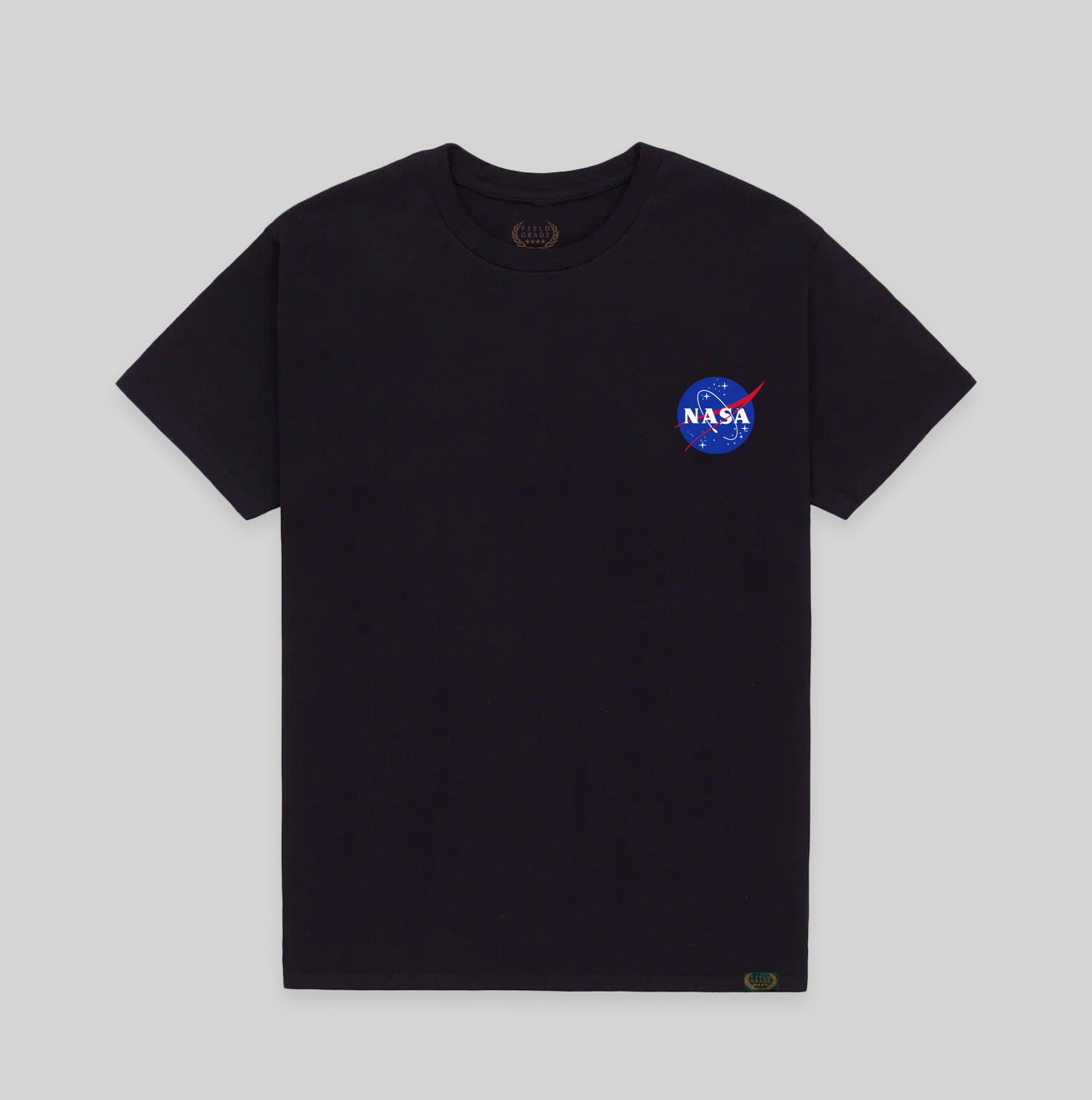 SKYLAB NASA MISSION PATCHES BLACK COTTON TEE