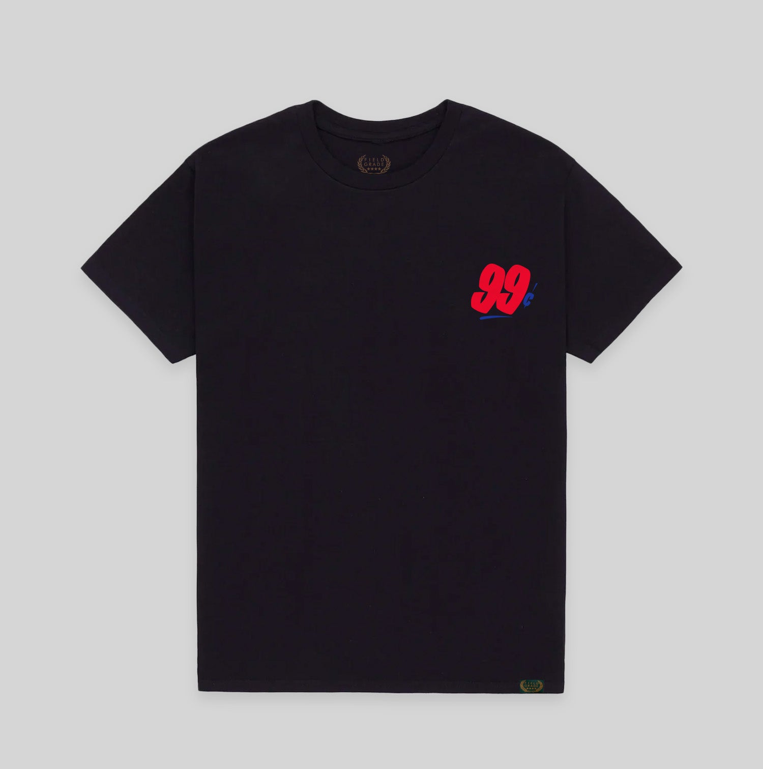 ASK ME BLACK COTTON TEE