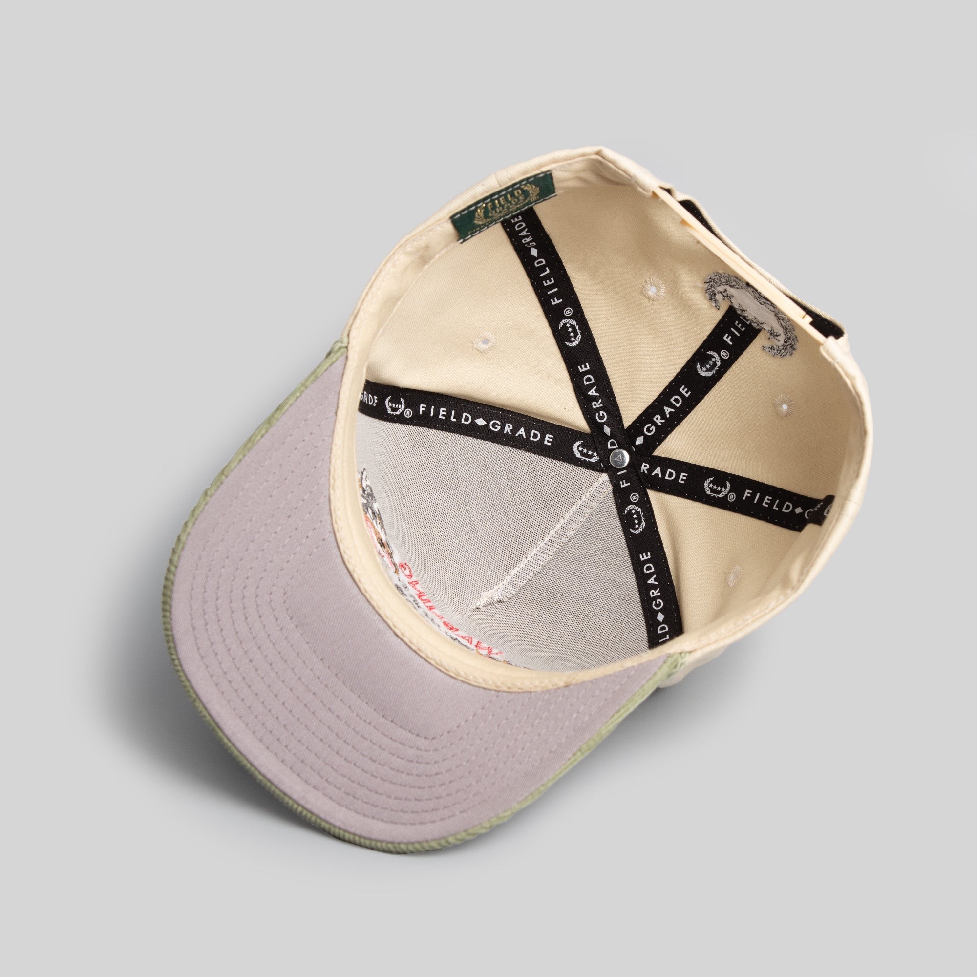 BEWARE OF ROTTY SAND SAGE TWILL/CORDUROY TRUCKER HAT