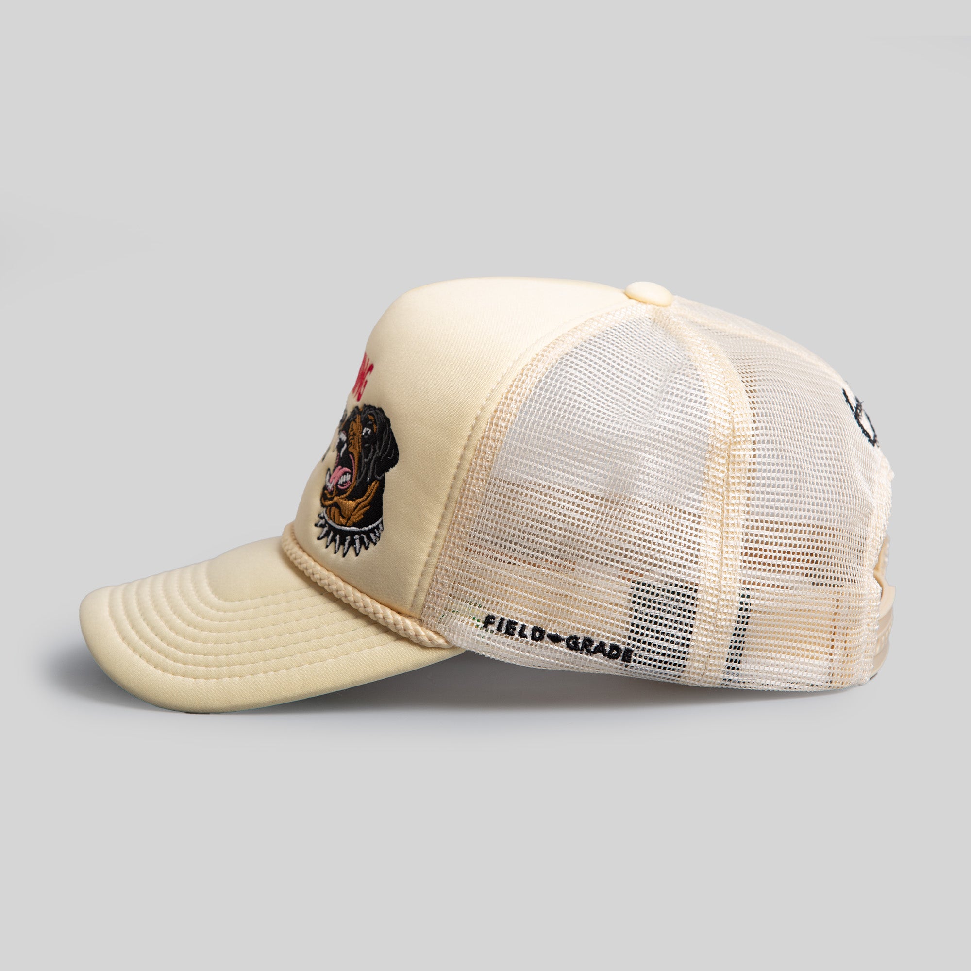 BEWARE OF ROTTY SAND TRUCKER HAT