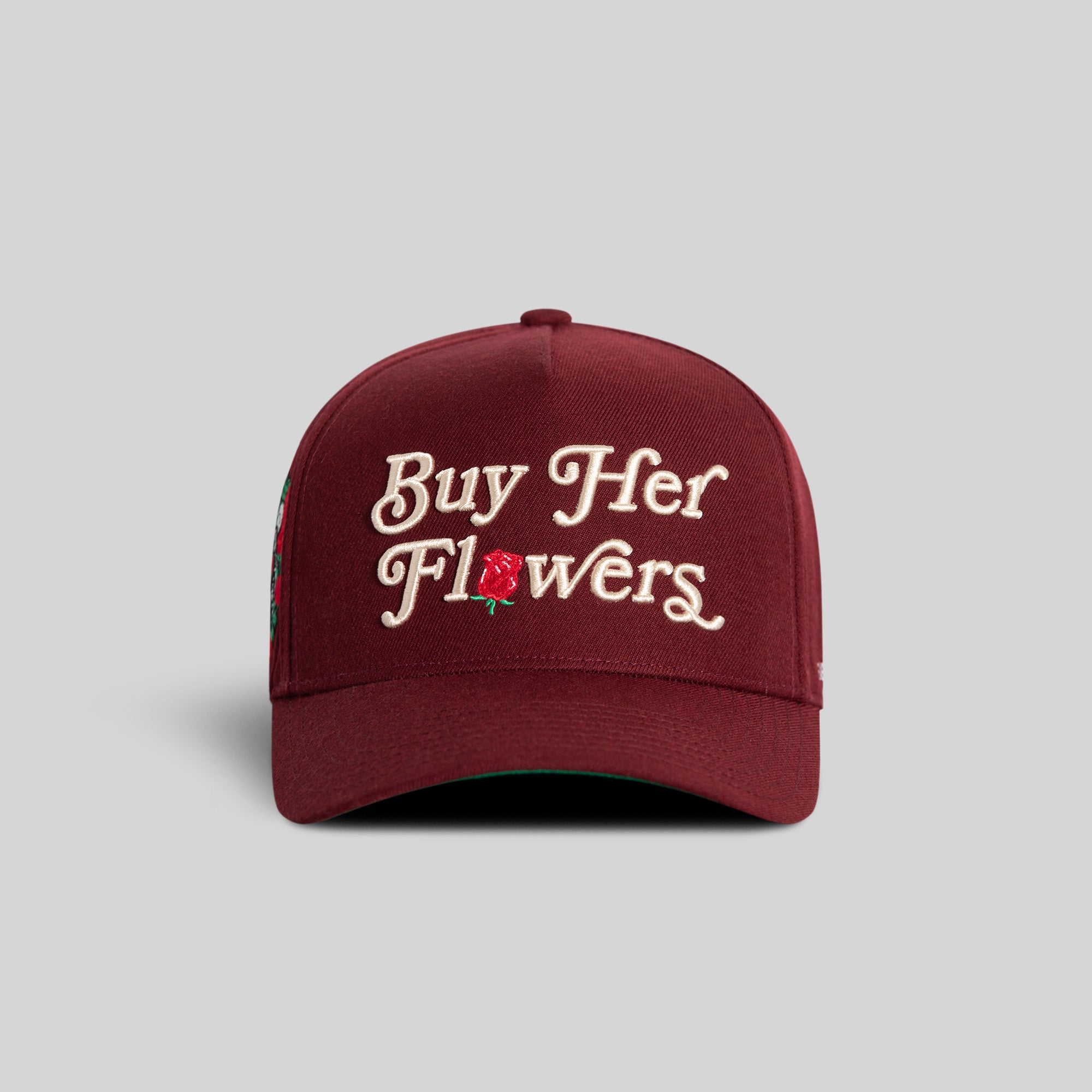 BUY HER FLOWERS BORDEAUX WOOL TRUCKER