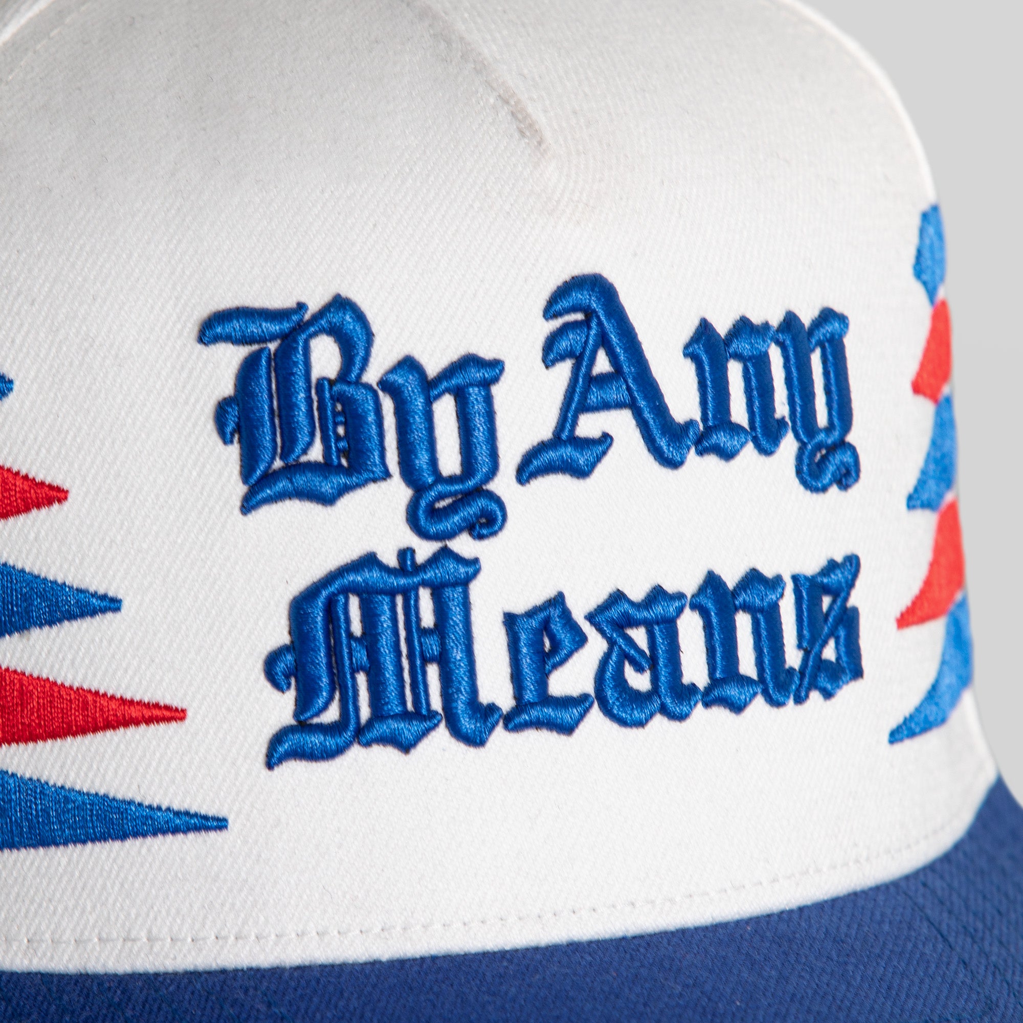 BY ANY MEANS DIAMOND STACK WOOL TRUCKER