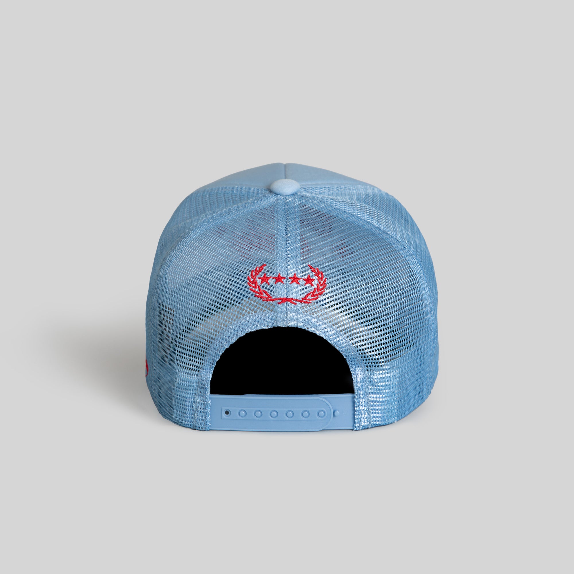 CASH ONLY UNI BLUE FOAM MESH TRUCKER