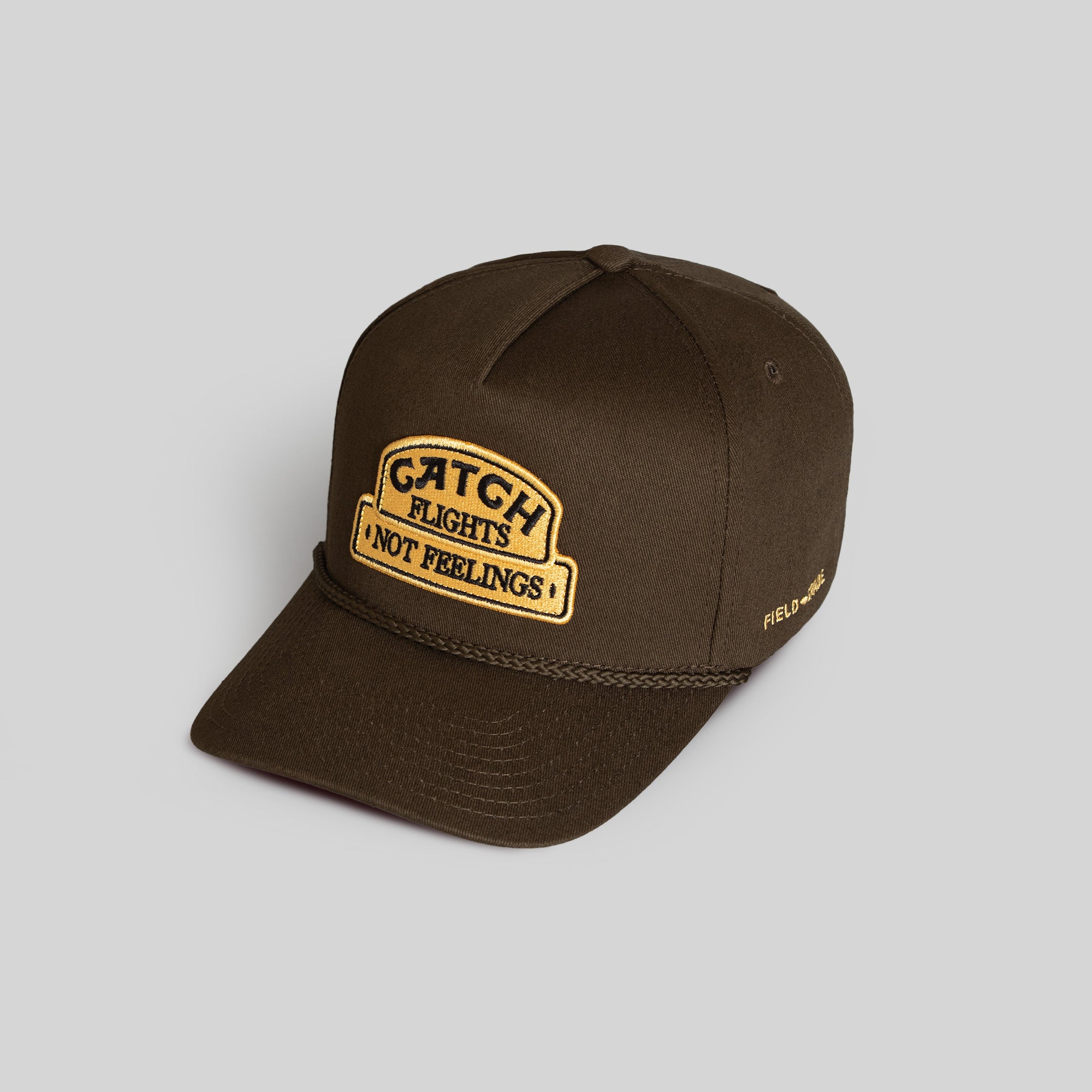 CATCH FLIGHTS 2.0 OLIVE TWILL TRUCKER