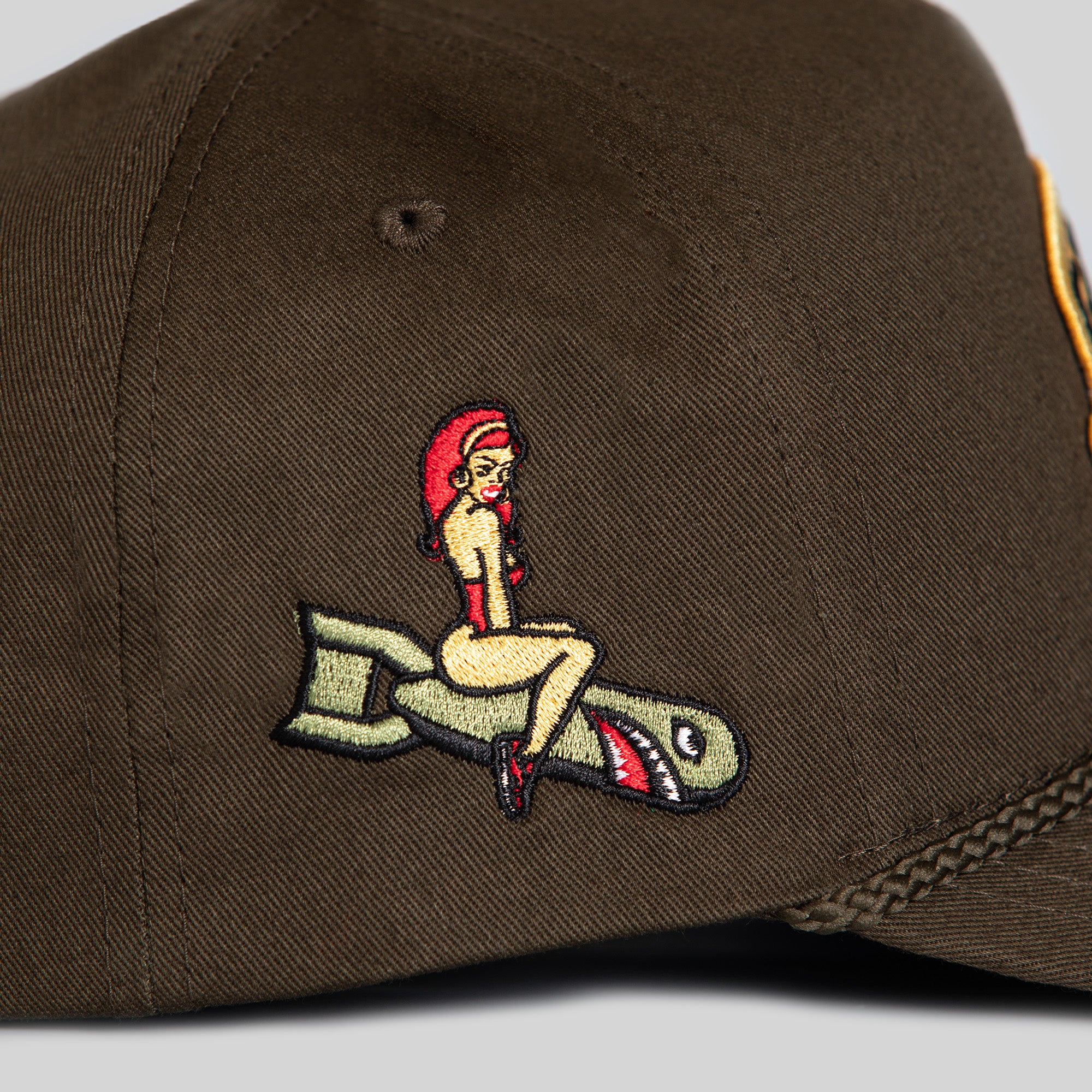 CATCH FLIGHTS 2.0 OLIVE TWILL TRUCKER