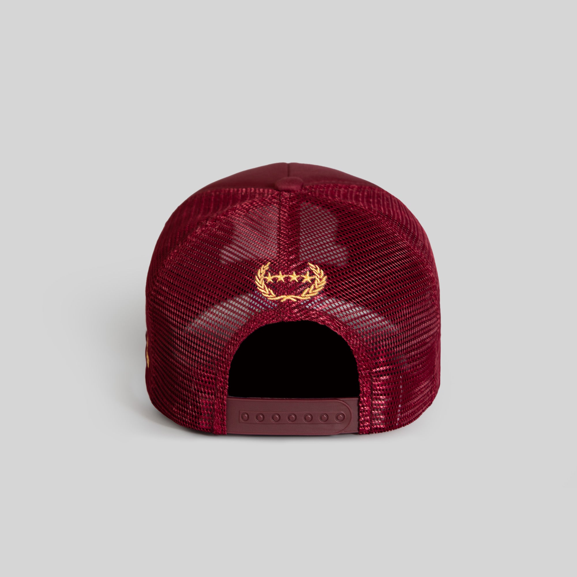 CATCH FLIGHTS BORDEAUX FOAM MESH TRUCKER