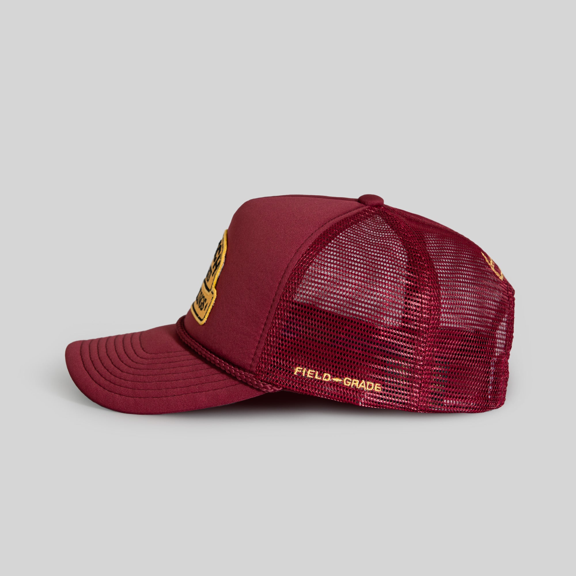 CATCH FLIGHTS BORDEAUX FOAM MESH TRUCKER