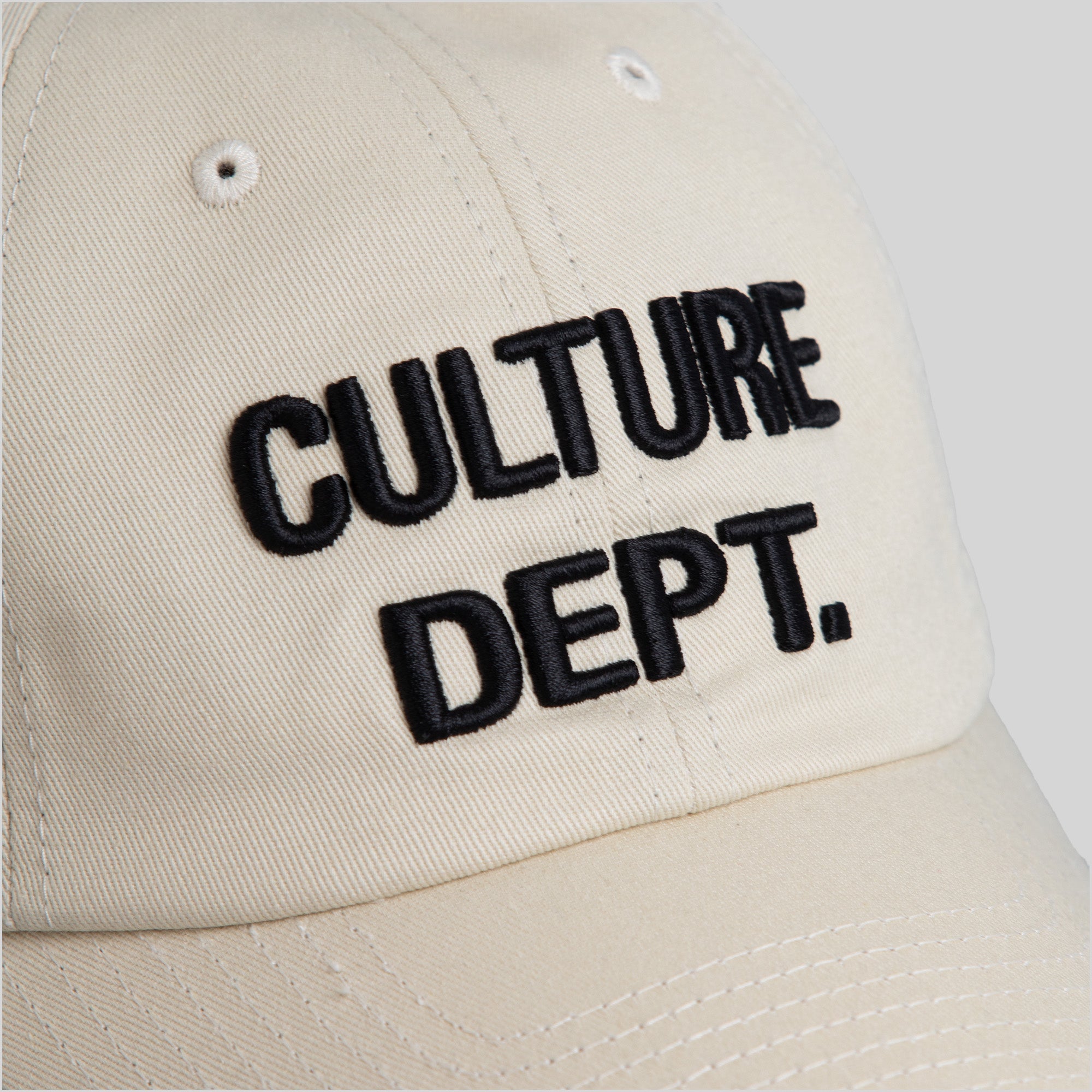 CULTURE DEPT. SAND RELAXED FIT HAT