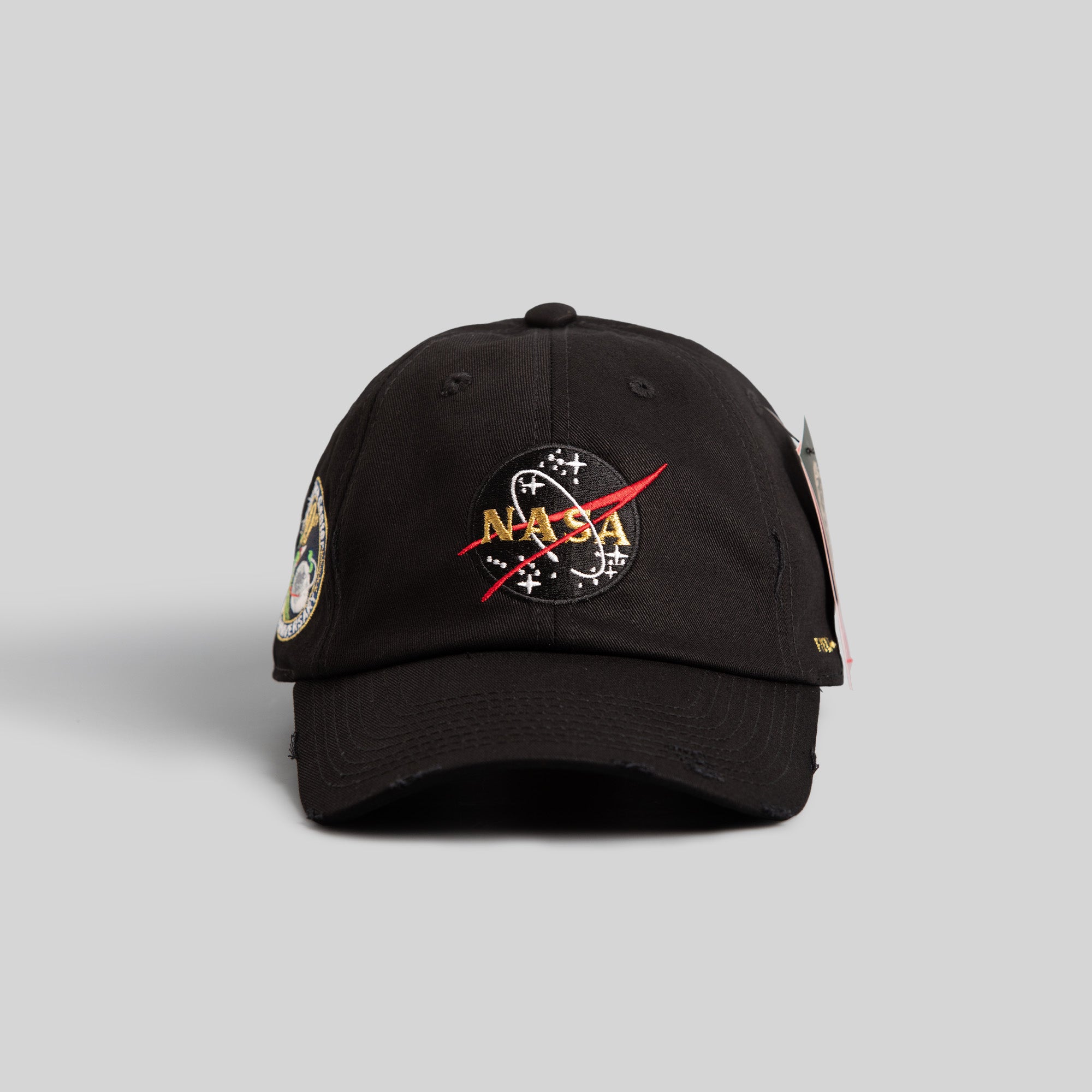 SKYLAB NASA 50TH ANNIVERSARY BLACK DISTRESSED RELAXED FIT HAT
