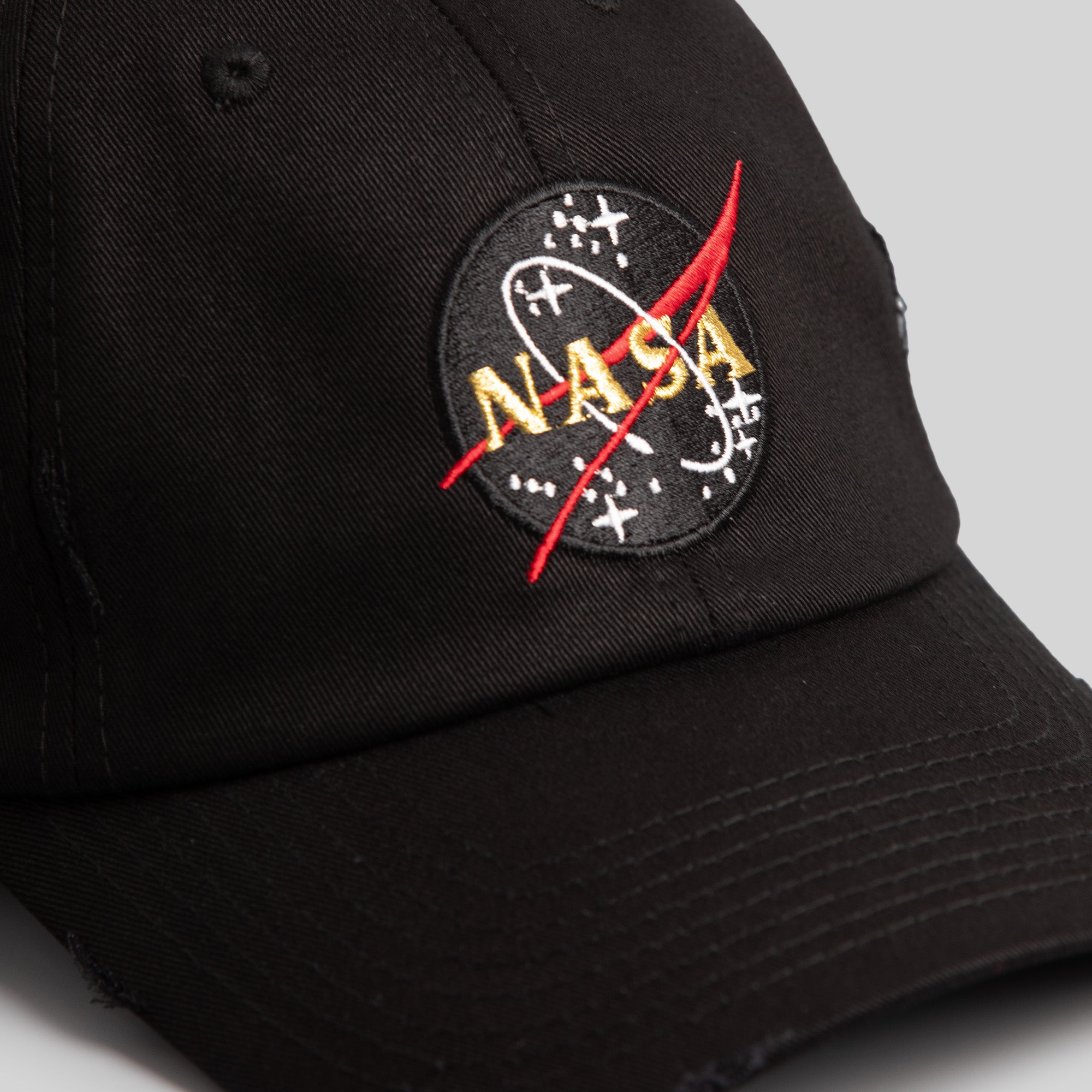 SKYLAB NASA 50TH ANNIVERSARY BLACK DISTRESSED RELAXED FIT HAT