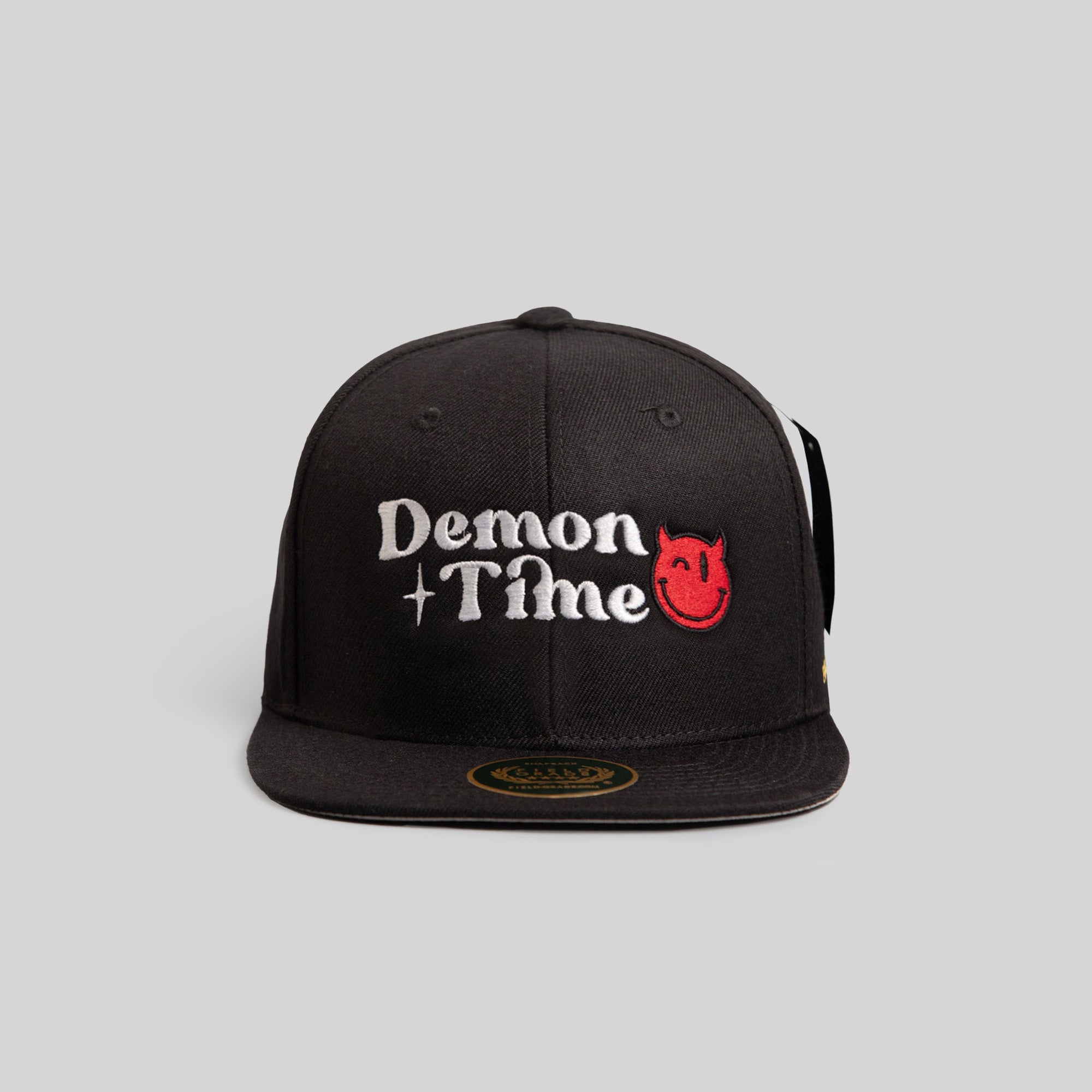 DEMON TIME BLACK SNAPBACK HAT