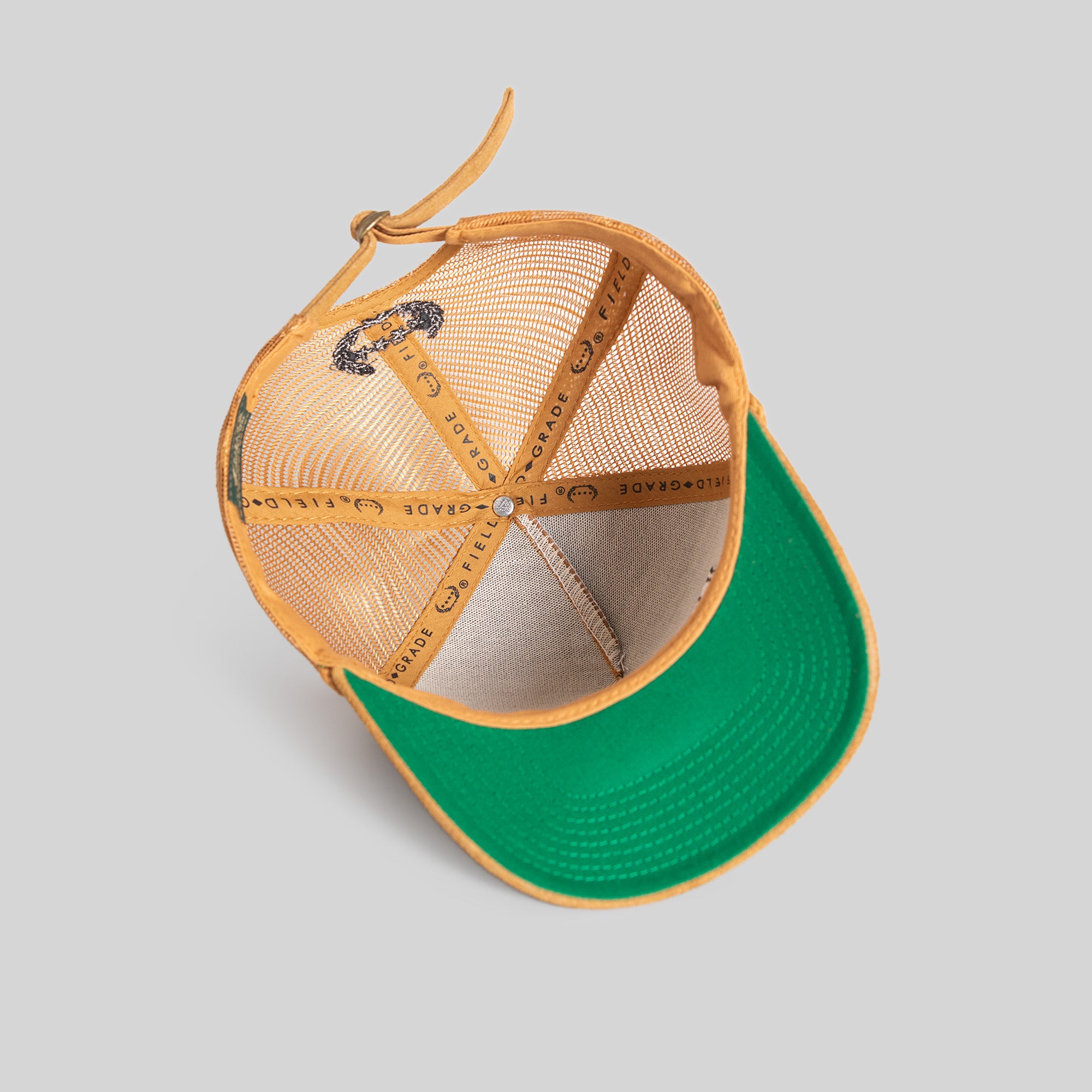 DEMON TIME WHEAT SUEDE TRUCKER HAT