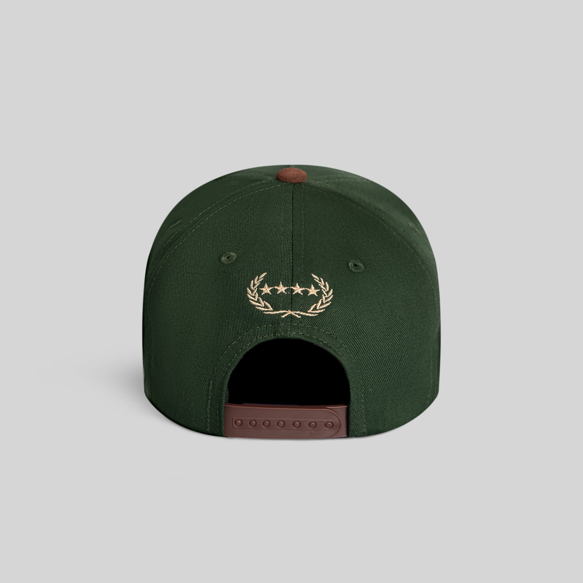 DON'T ASK ME FG GREEN MOCHA TWILL SUEDE TRUCKER