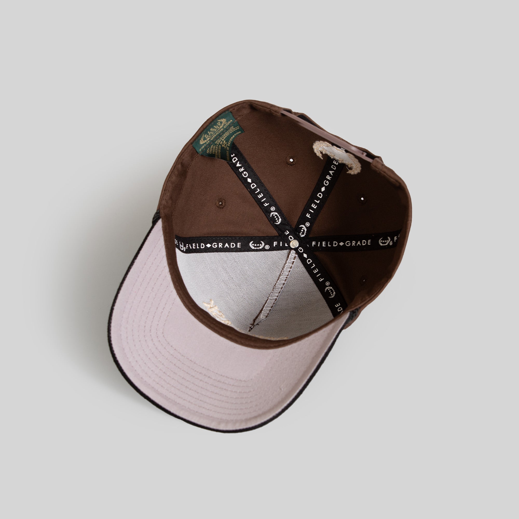 DON'T ASK ME MOCHA BLACK TWILL SUEDE TRUCKER