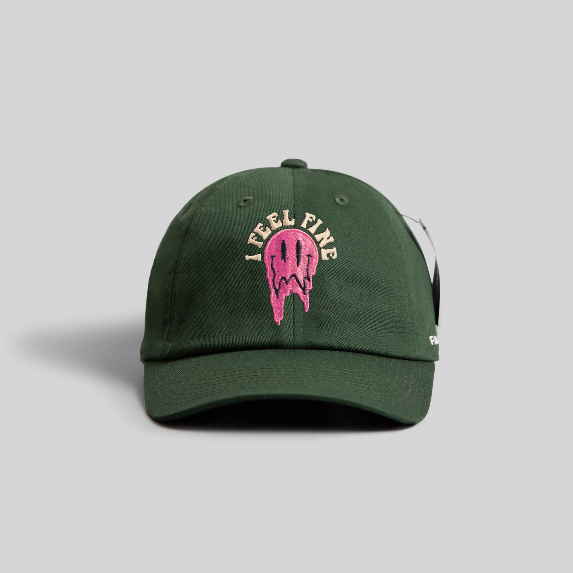 I FEEL FINE FG GREEN RELAXED FIT HAT