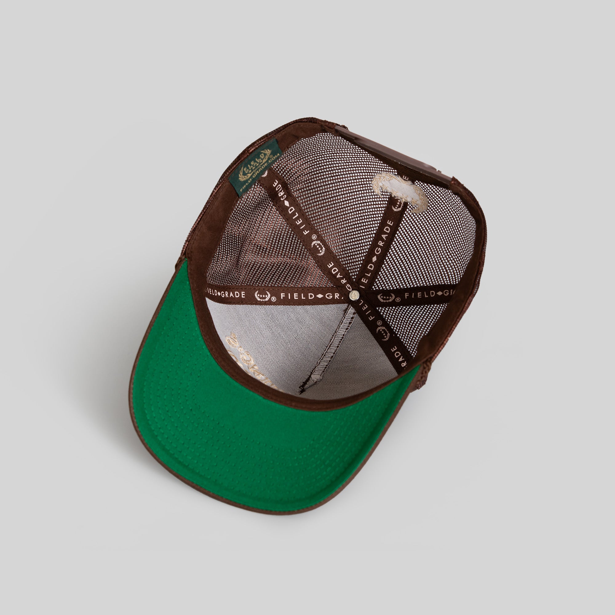 EVERYTHINGS F*CKED MOCHA TWILL MESH TRUCKER