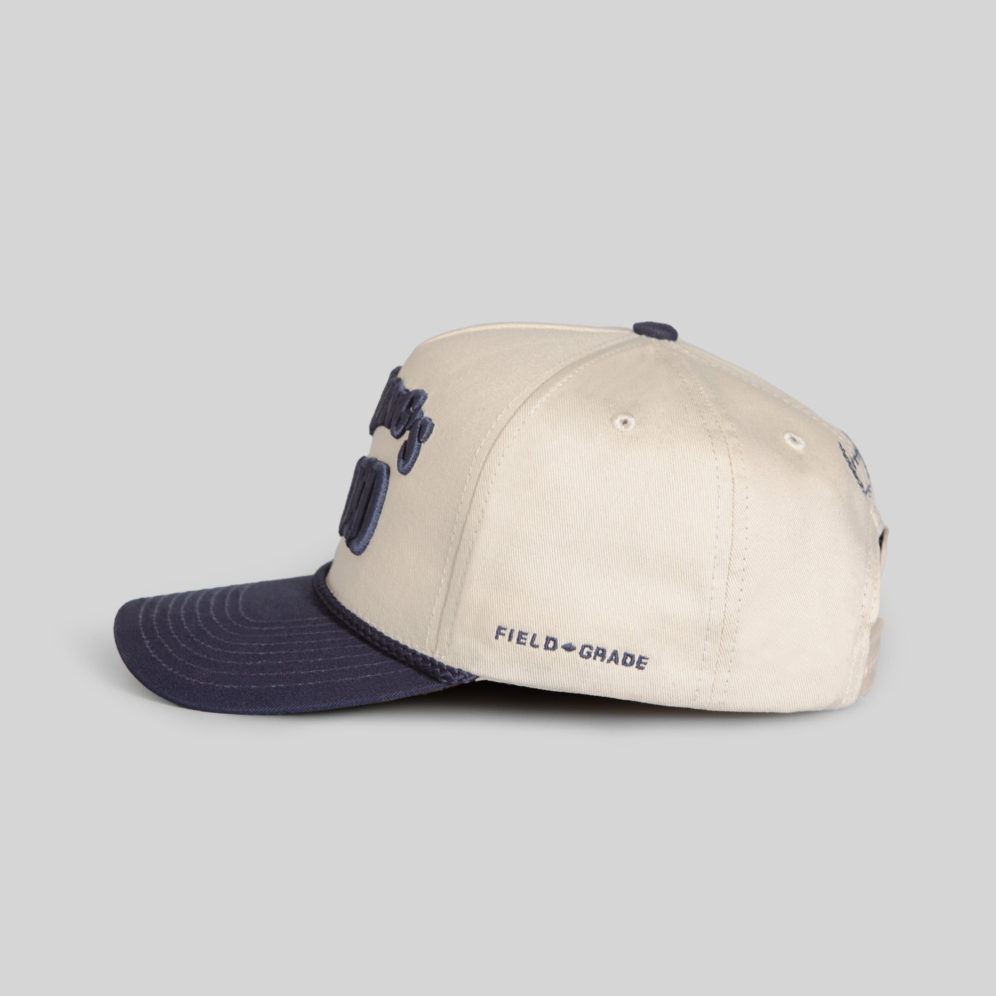 EVERYTHINGS F*CKED SAND DEEP NAVY TWILL TRUCKER