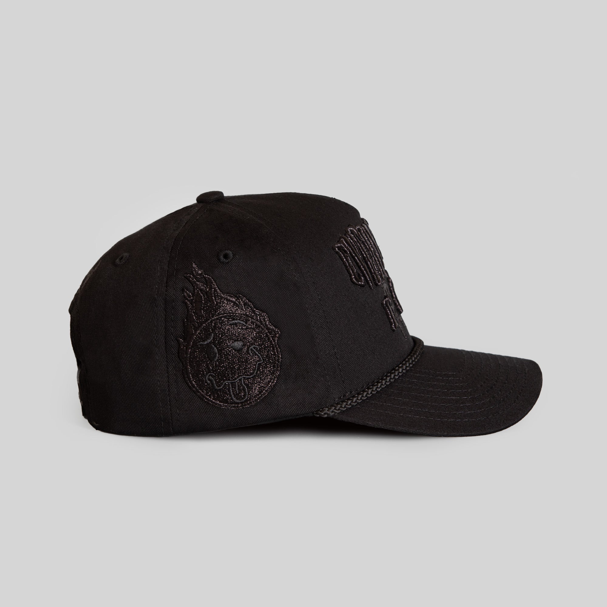 EVERYTHINGS F*CKED TRIPLE BLACK TWILL TRUCKER HAT