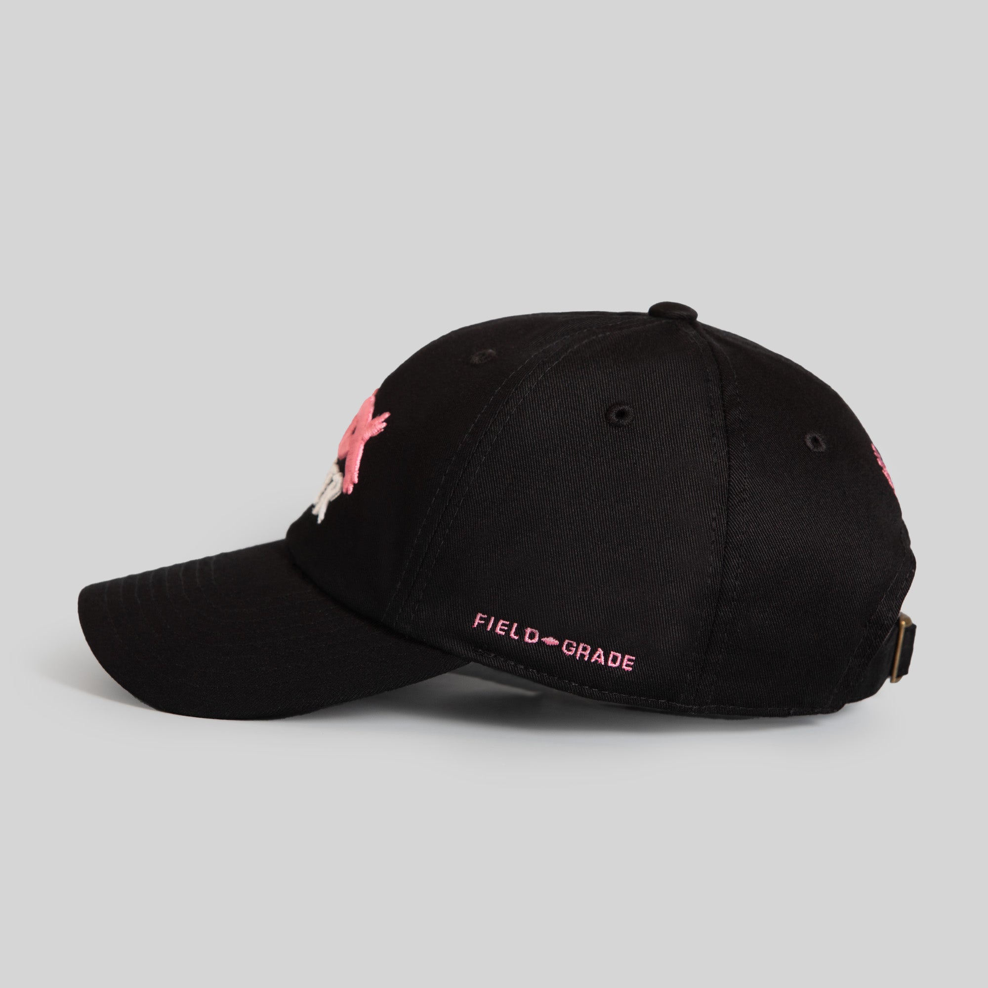 F*CK CANCER BLACK RELAXED FIT HAT