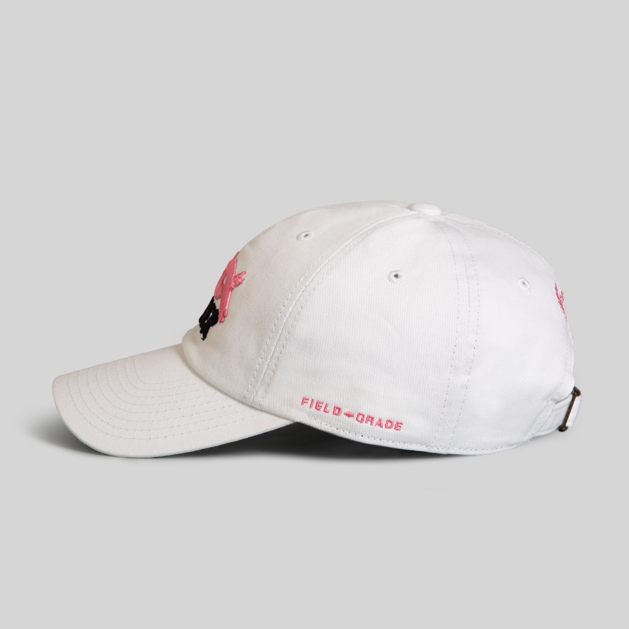 F*CK CANCER WHITE RELAXED FIT HAT