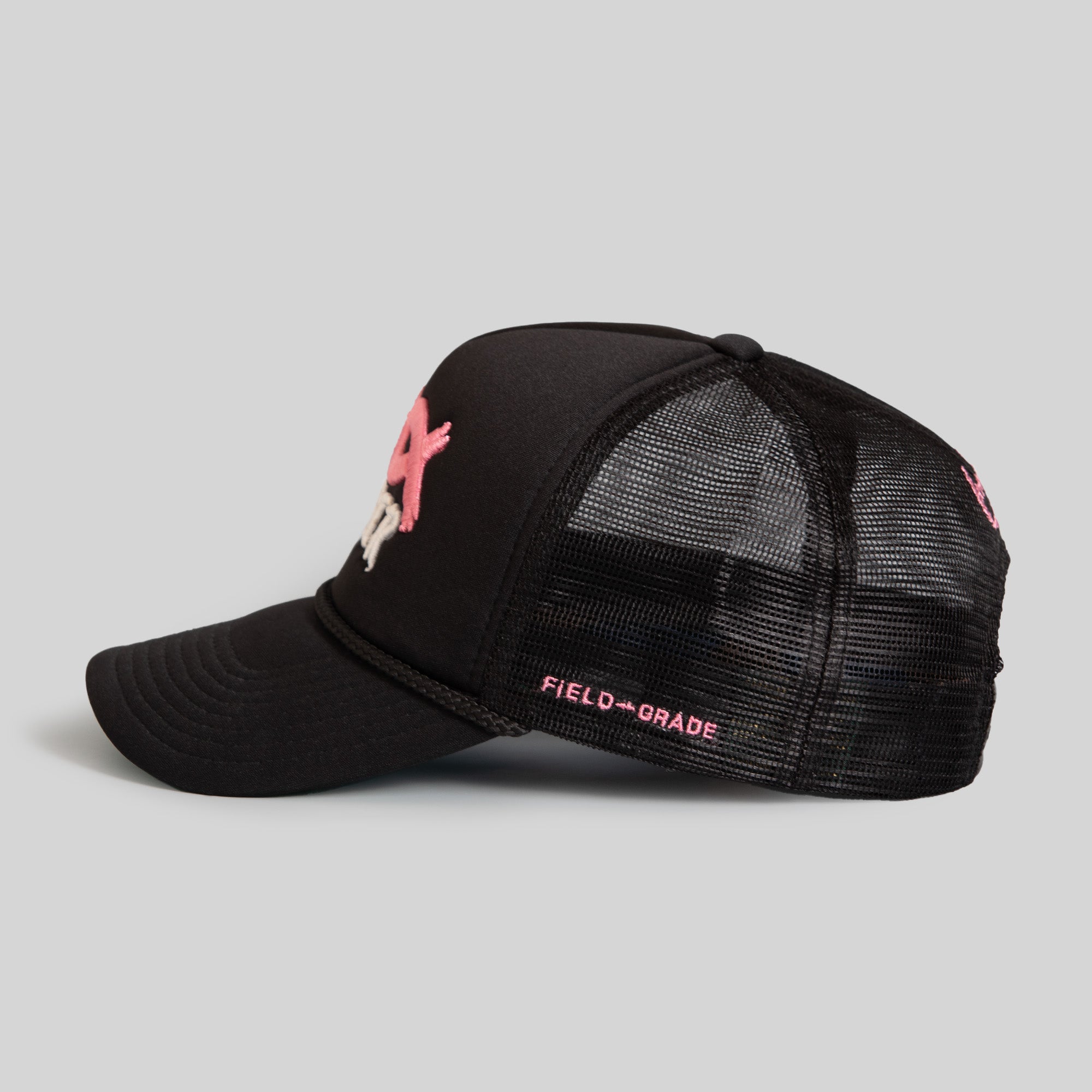 F*CK CANCER BLACK FOAM TRUCKER HAT