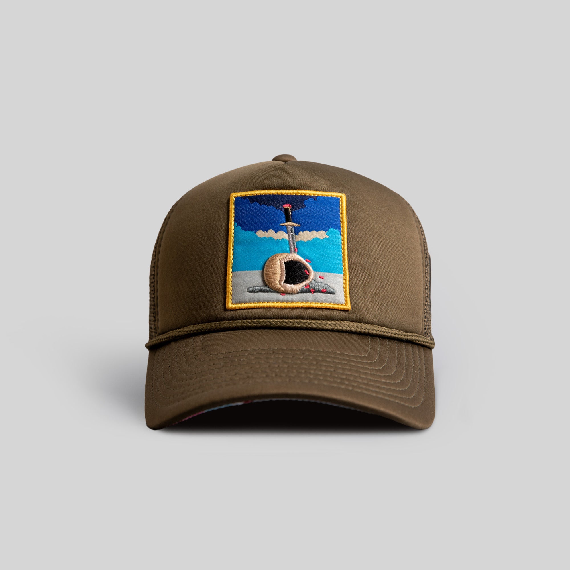 FIELD GRADE X KURVE STUDIO HEAVY IS THE HEAD OLIVE TRUCKER