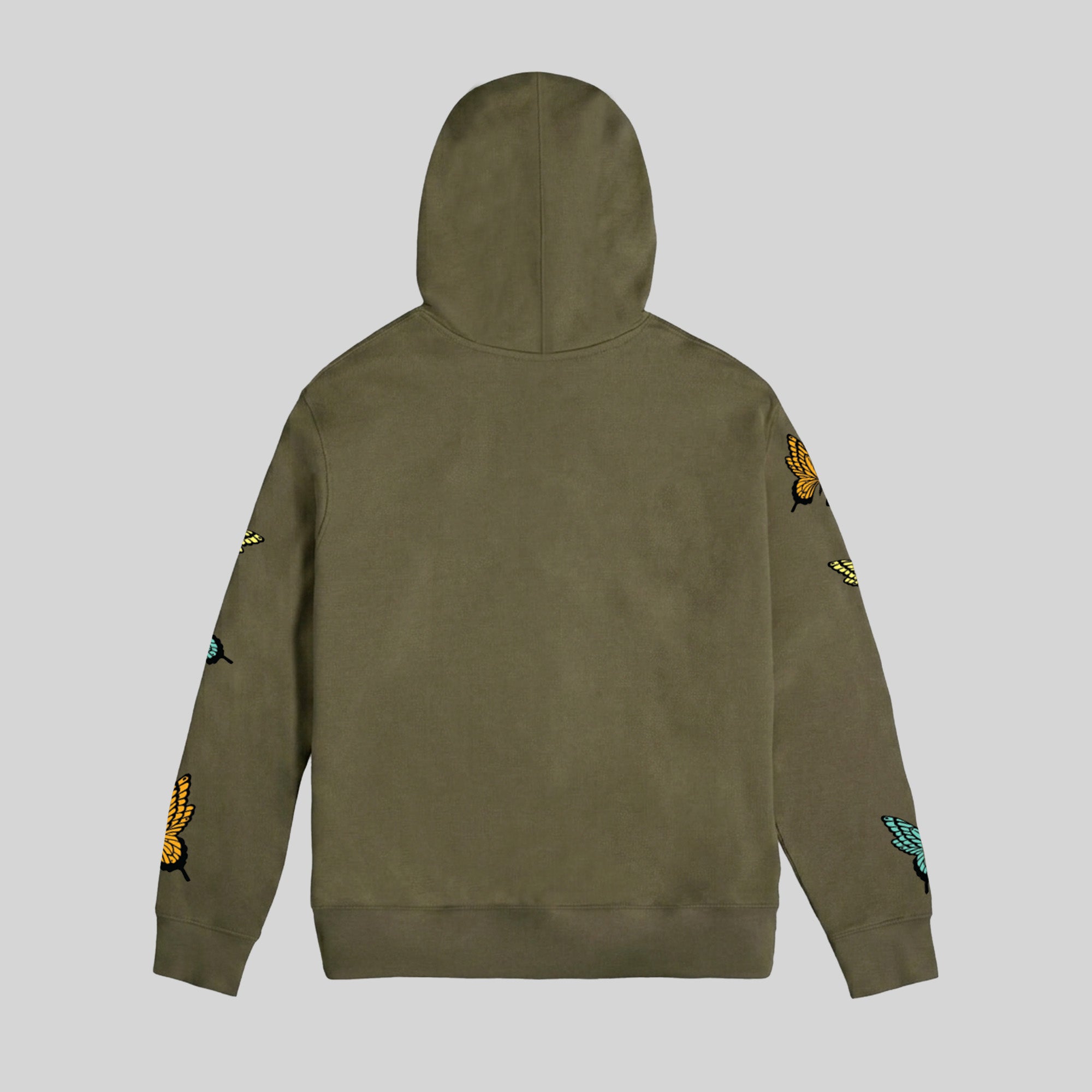 RESPECTFULLY OLIVE POLY COTTON HOODIE