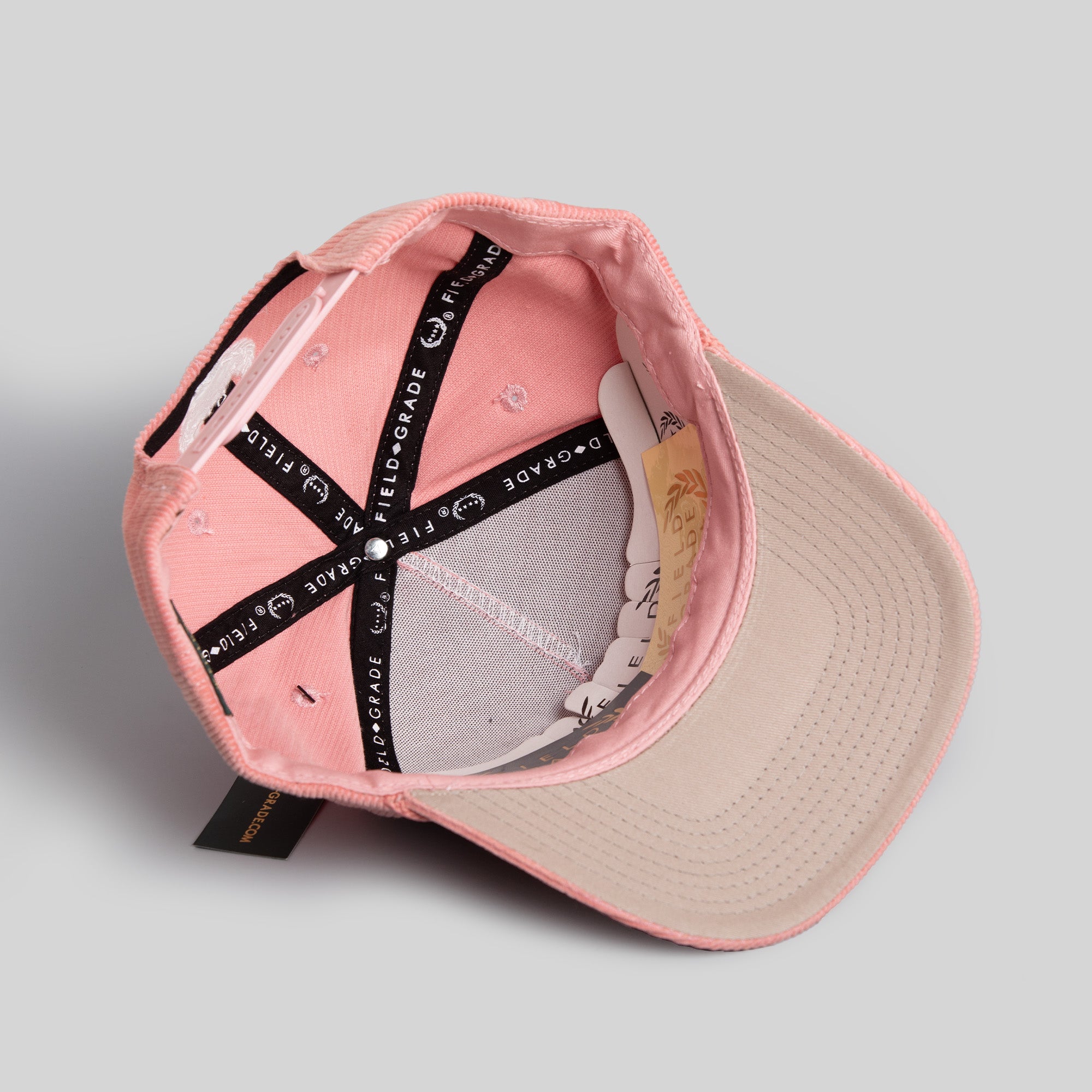 RESPECTFULLY ROSE PINK CORDUROY TRUCKER HAT