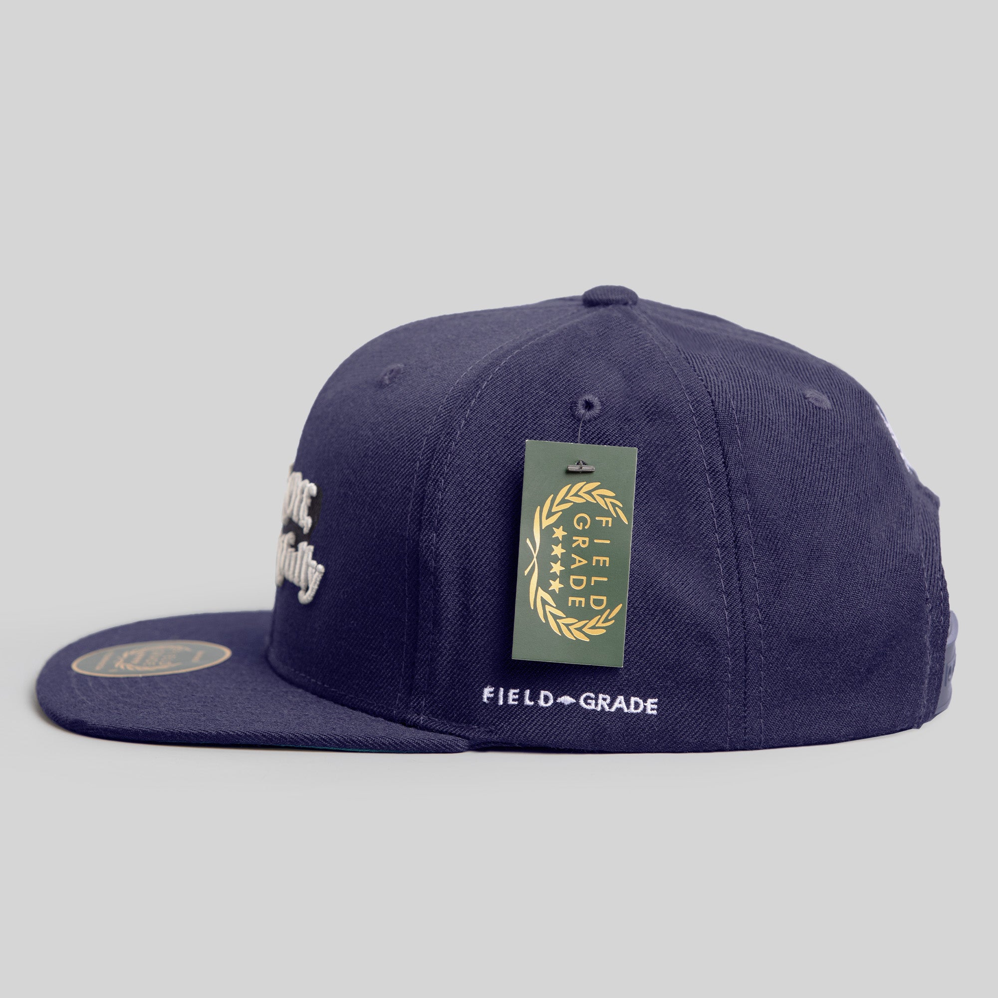 RESPECTFULLY DEEP NAVY SNAPBACK HAT