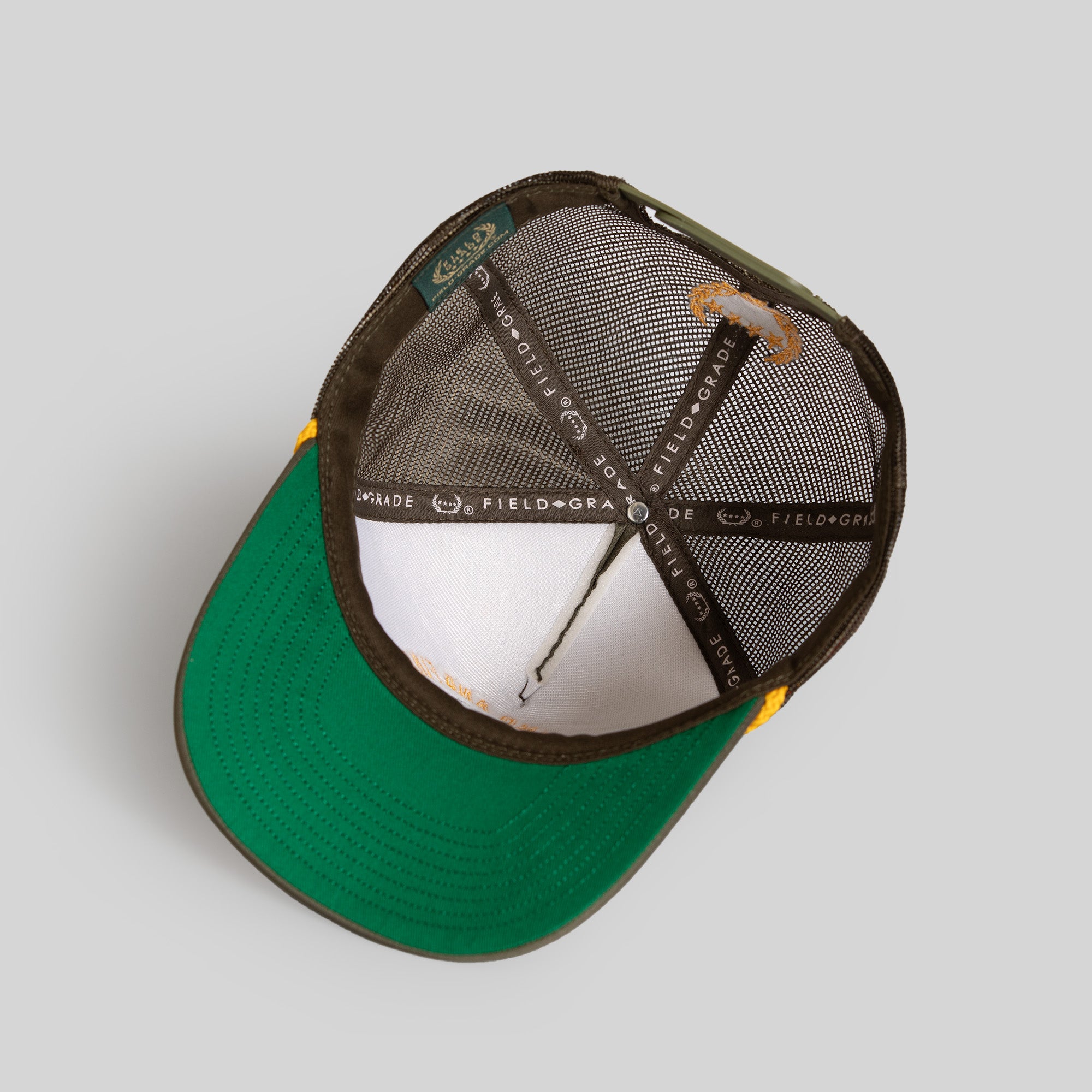 F*CK AROUND AND FIND OUT OLIVE FOAM TRUCKER