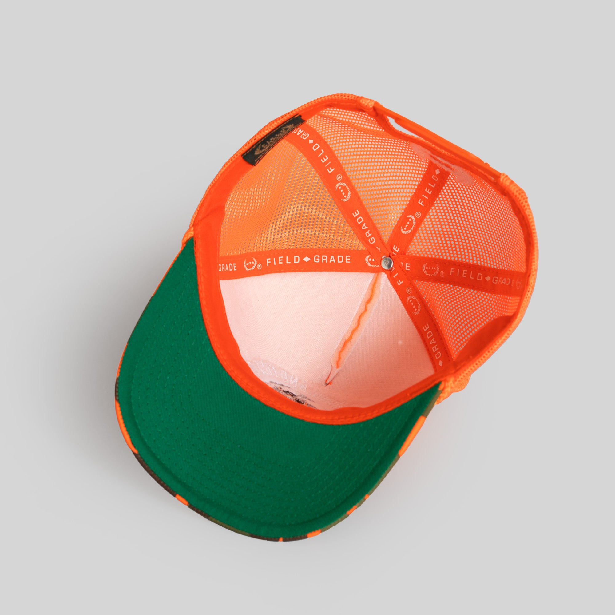 F*CK AROUND AND FIND OUT ORANGE DUCK CAMO FOAM TRUCKER