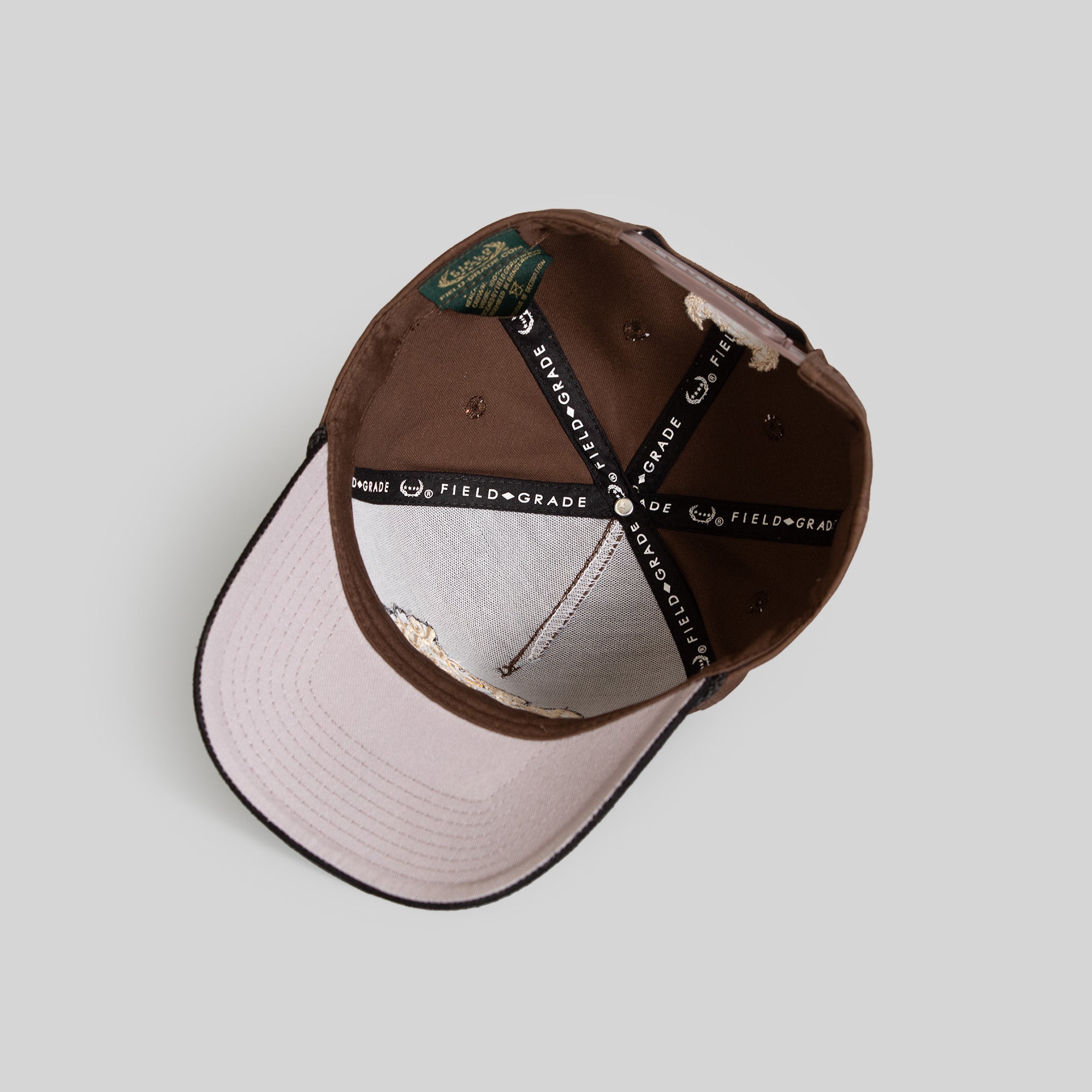 GO F*CK YOURSELF MOCHA BLACK TWILL SUEDE TRUCKER