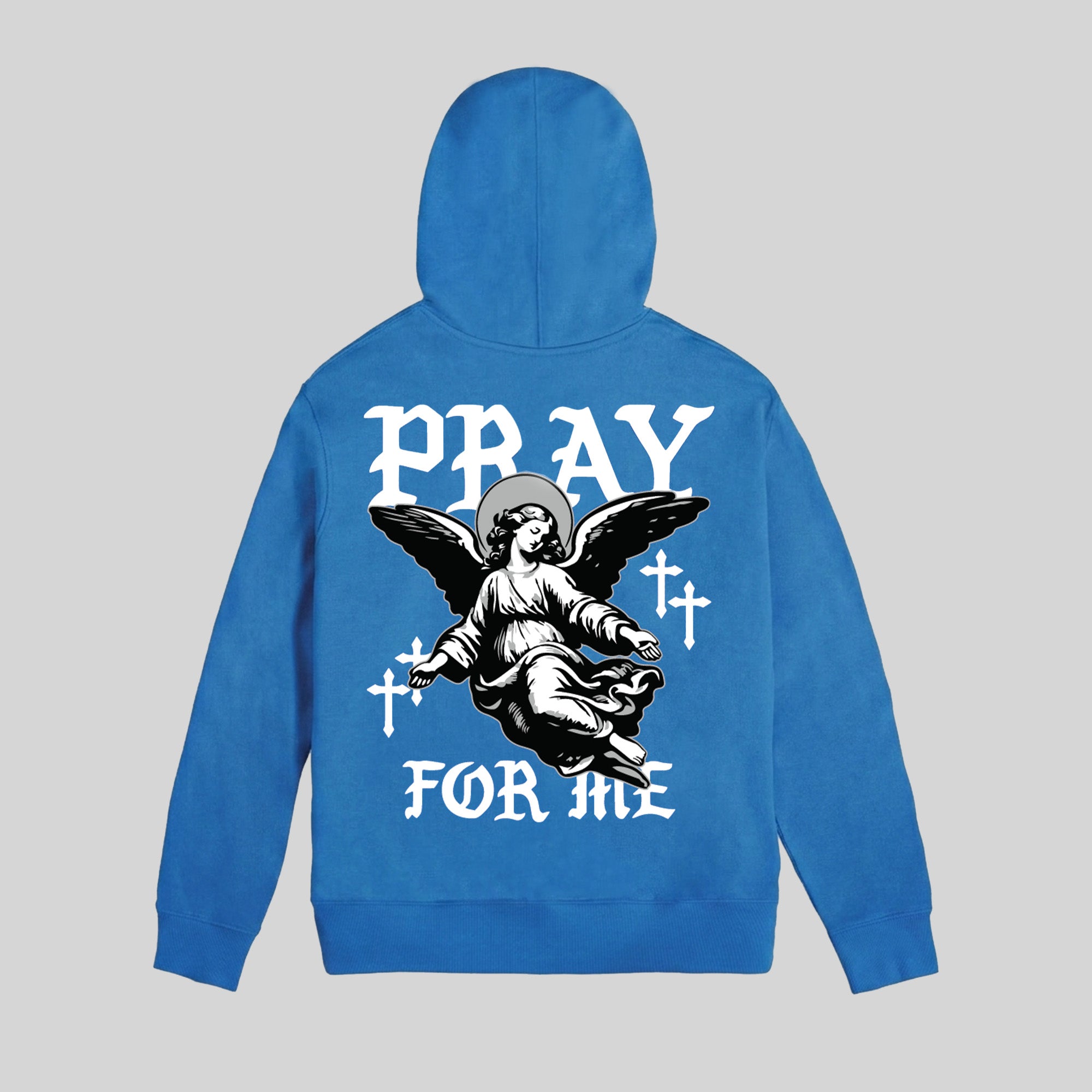 HOLY GRAIL COBALT BLUE POLY COTTON HOODIE