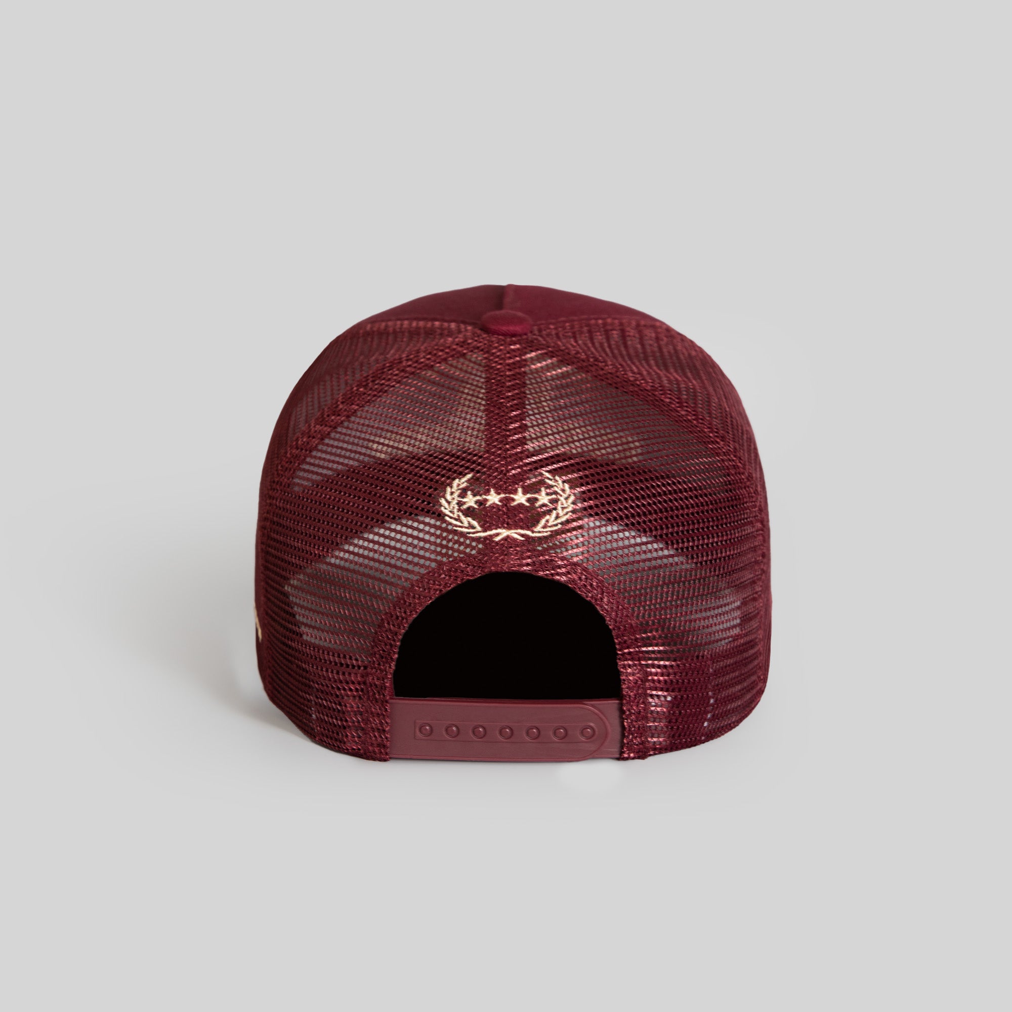 I'M NOT FOR EVERYBODY BORDEAUX TWILL MESH TRUCKER