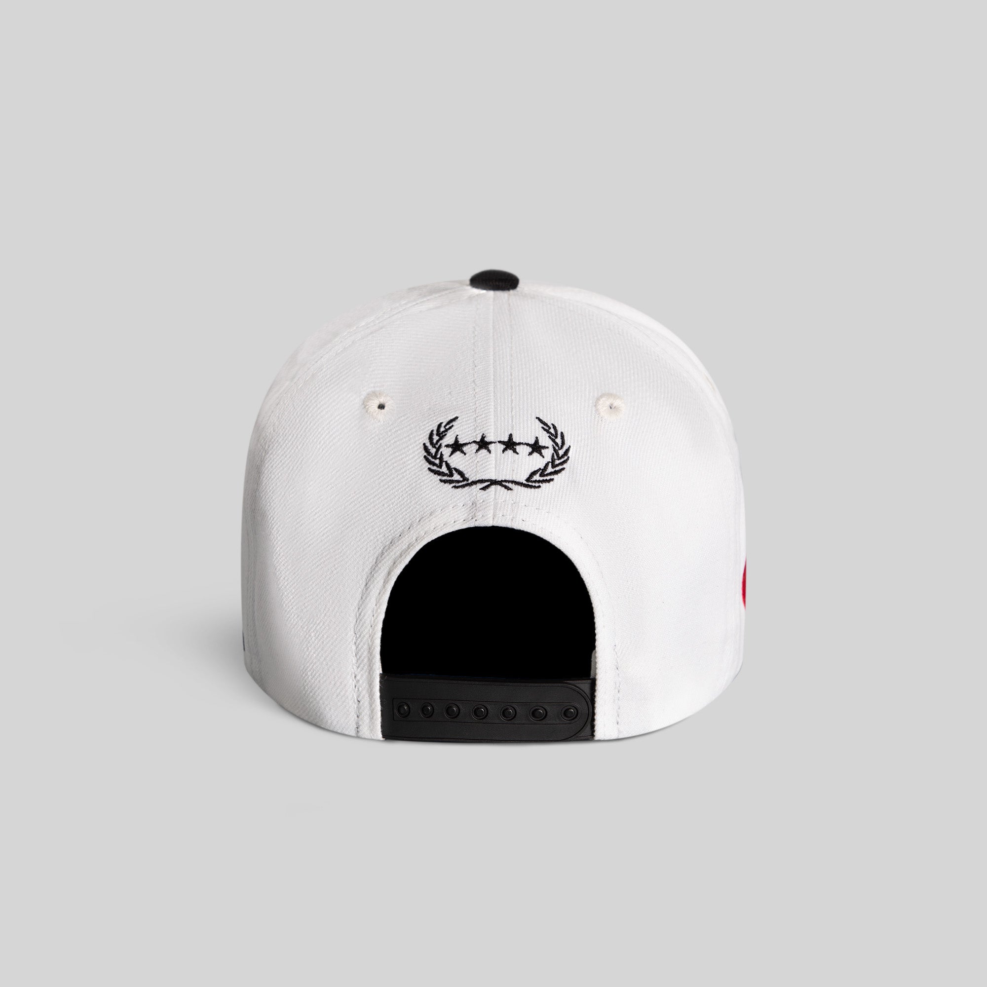 LEAVE YOUR FEELINGS OFF WHITE BLACK WOOL TRUCKER