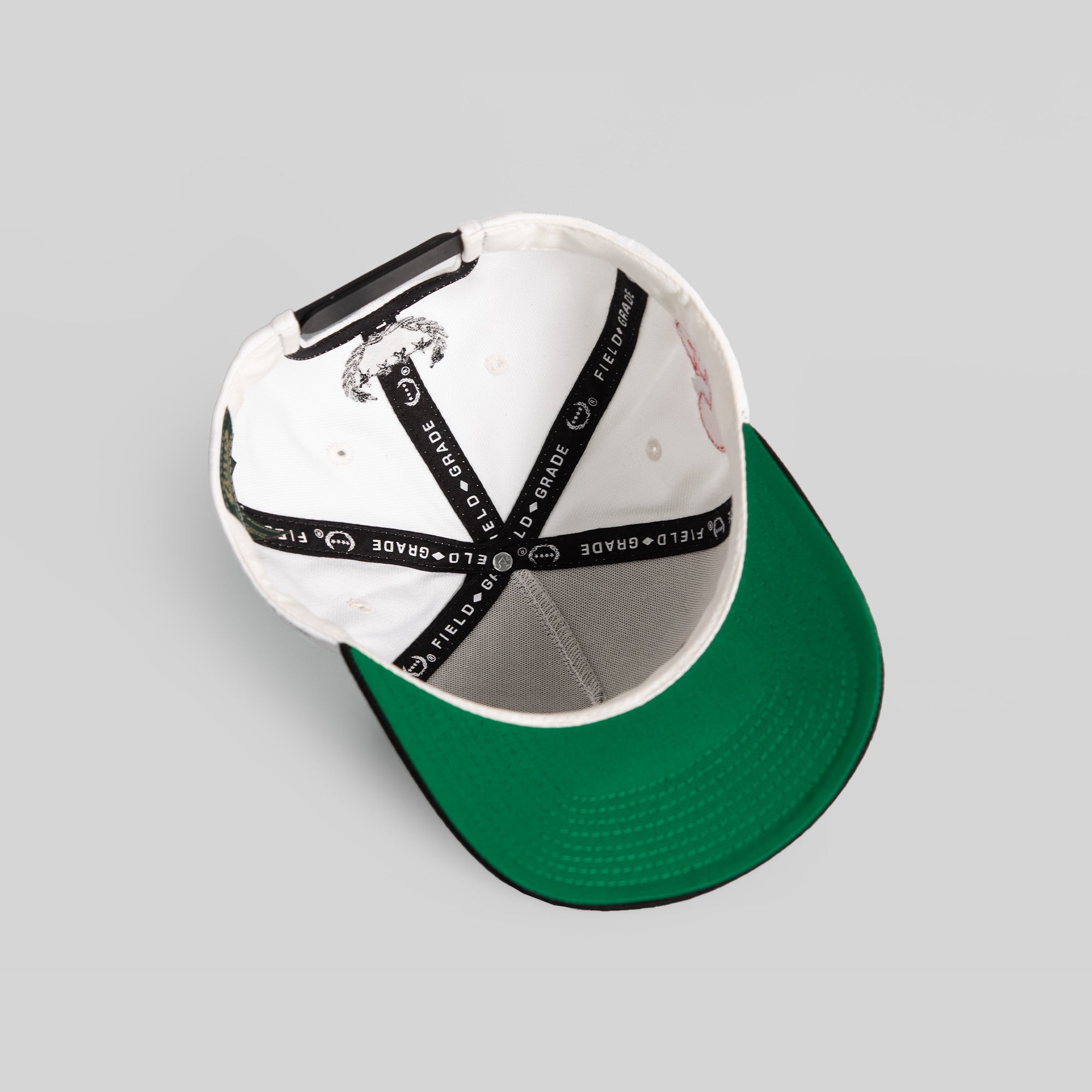 LEAVE YOUR FEELINGS OFF WHITE BLACK WOOL TRUCKER