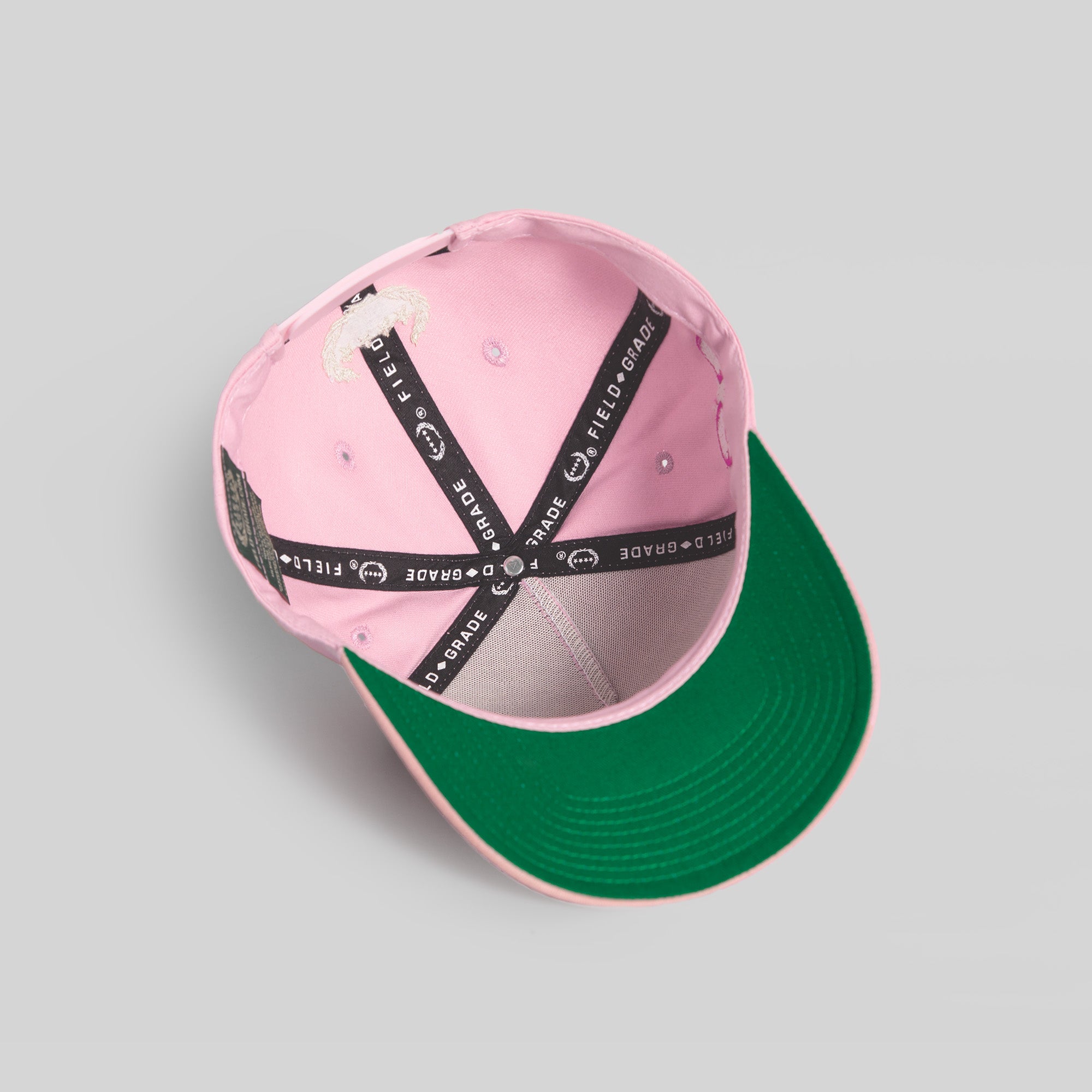 LEAVE YOUR FEELINGS ROSE WOOL TRUCKER