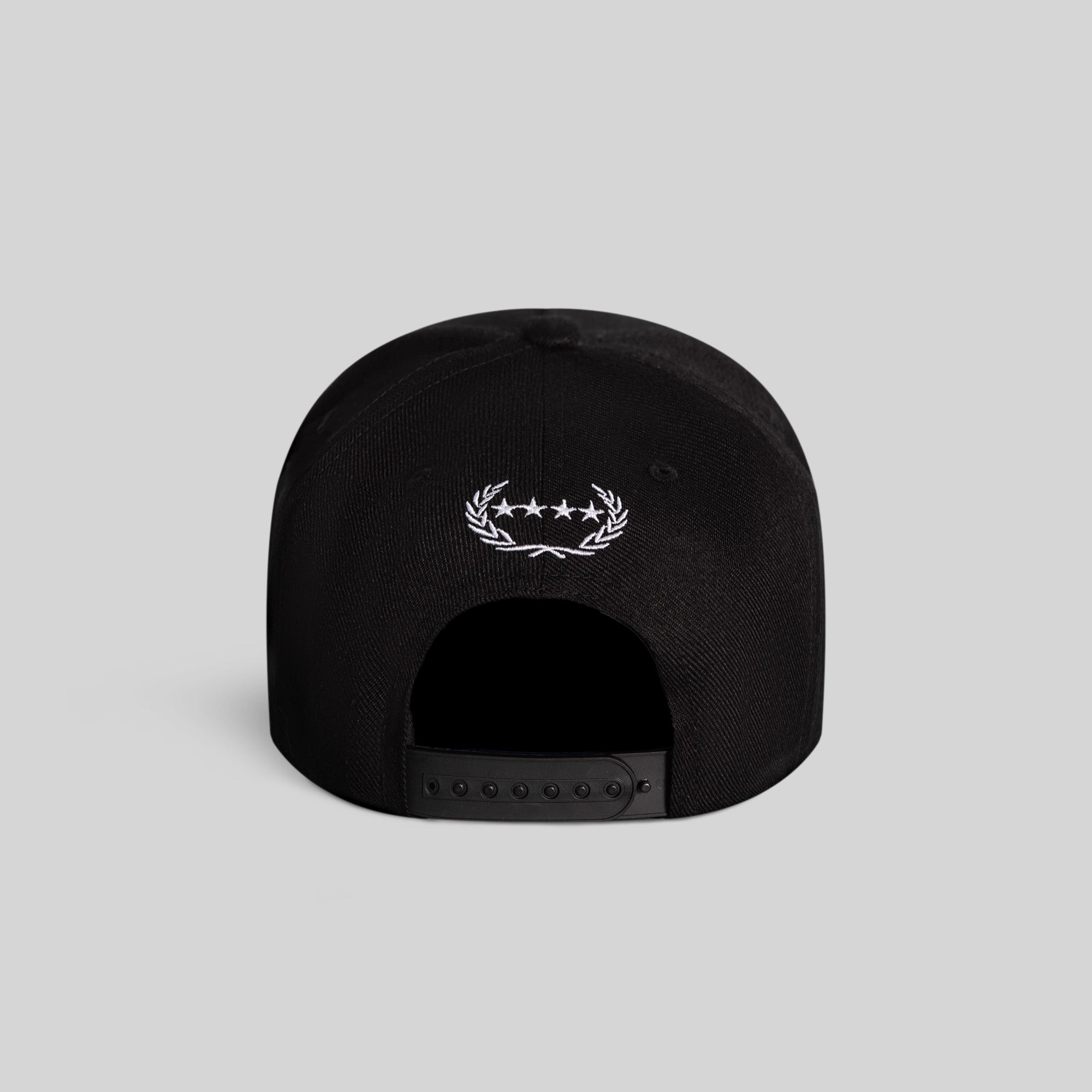 LIVE NOW DIE LATER BLACK WOOL TRUCKER