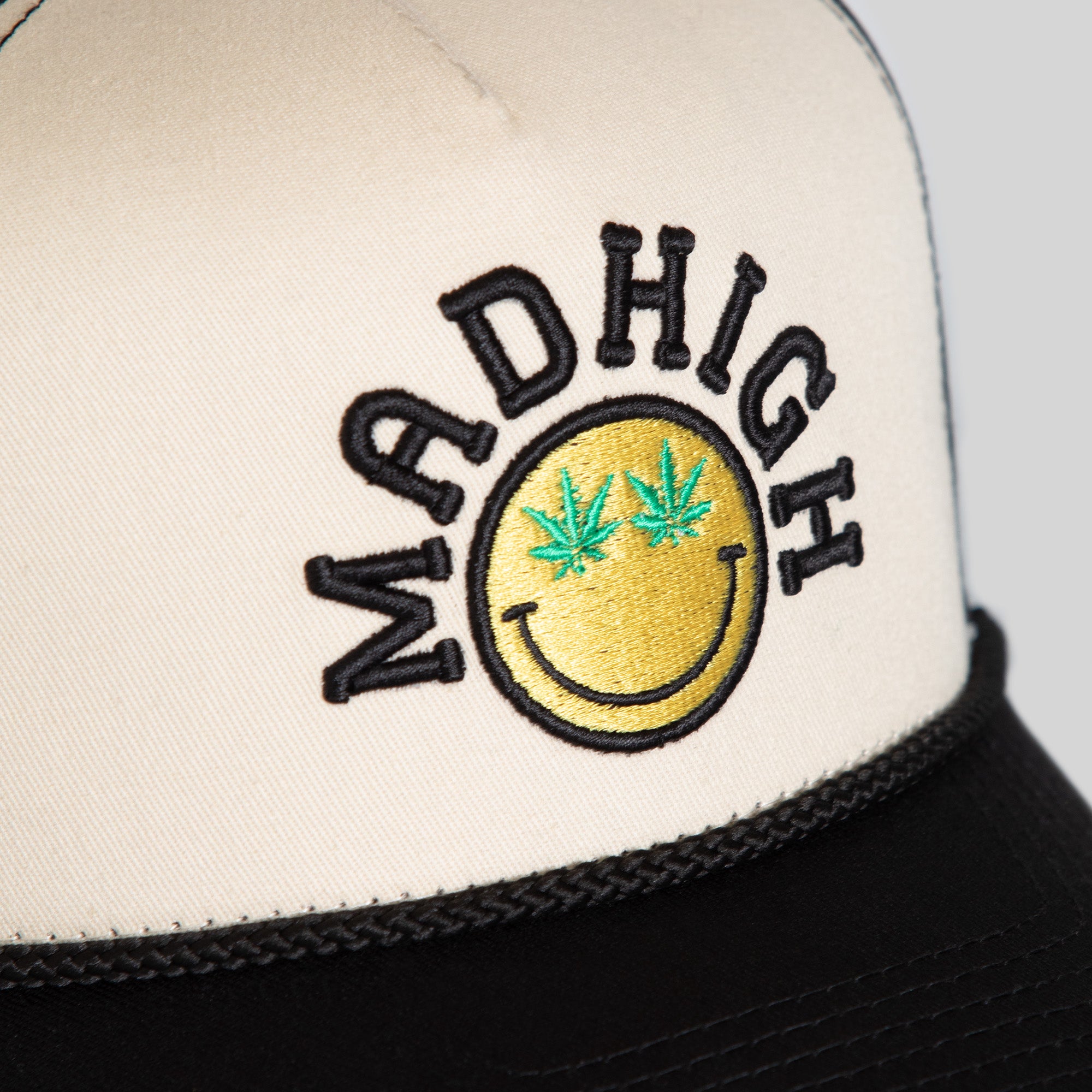 MAD HIGH SAND BLACK TWILL MESH TRUCKER