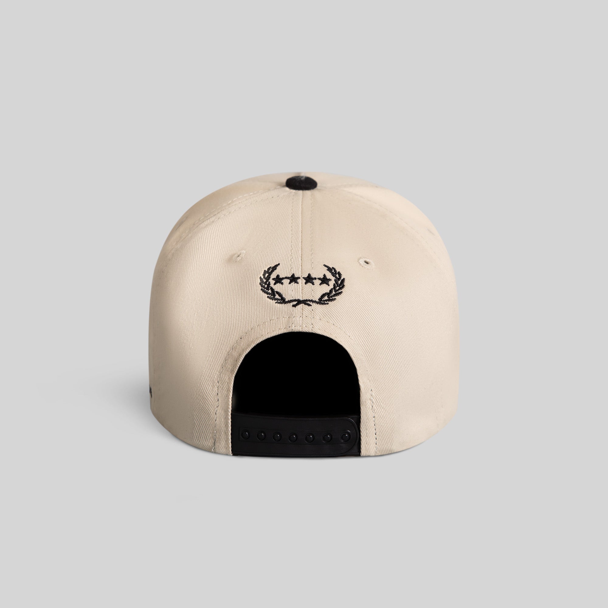 ME VALE OFF WHITE BLACK TWILL TRUCKER