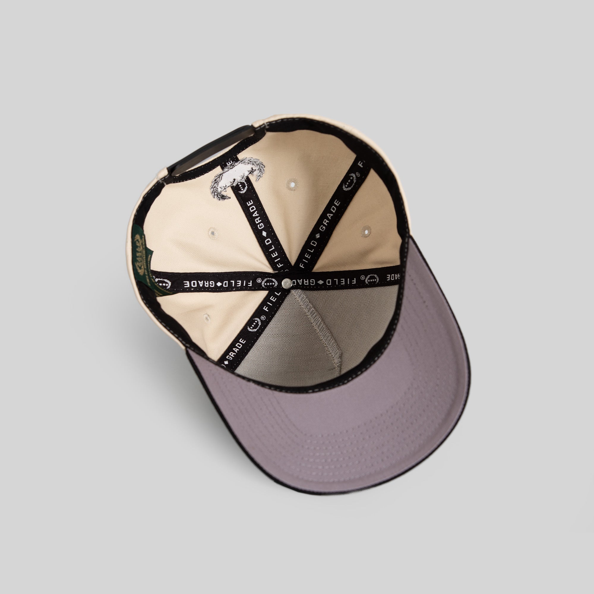 ME VALE OFF WHITE BLACK TWILL TRUCKER